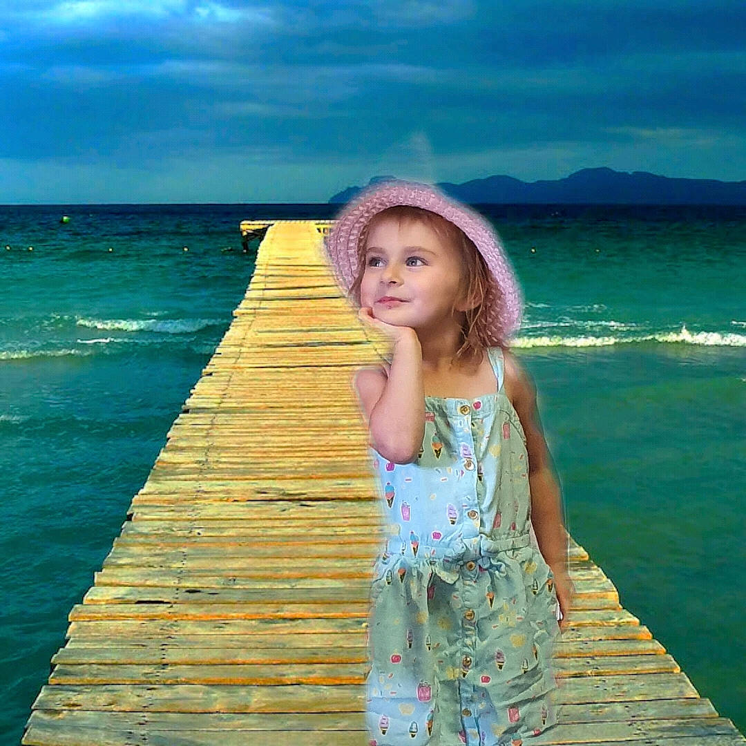 Gemma is registered to the contest to win money with this photo: beach, beauty, blue, dress, fun, happy, horizon, lady, long_hair, ocean, people_in_nature, person, photography, sea, shore, sky, smile, summer, tropics, vacation