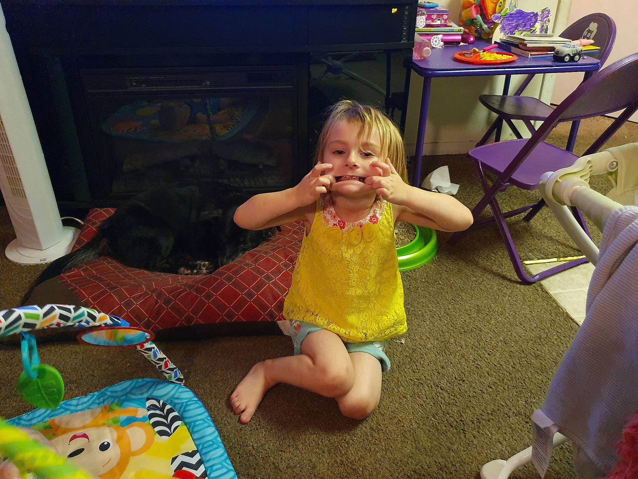 Gemma is registered to the contest to win money with this photo: baby, baby_toys, child, fun, person, play, playset, room, sitting, toddler, toy, vacation