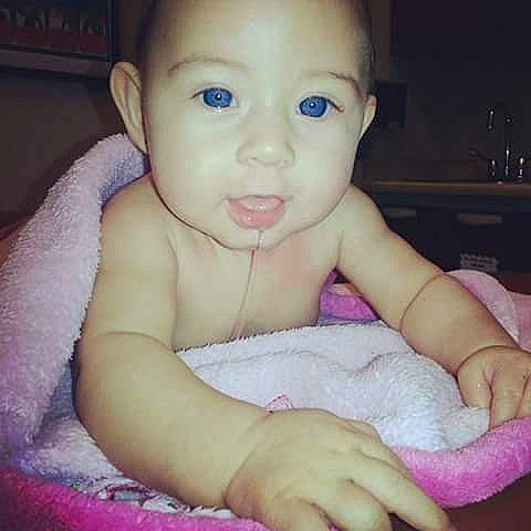 Avyanna joined the competition — help win amazing prizes! baby, beauty, cheek, child, chin, eye, eyebrow, face, finger, forehead, fun, hand, head, lip, mouth, nose, person, skin, smile, toddler