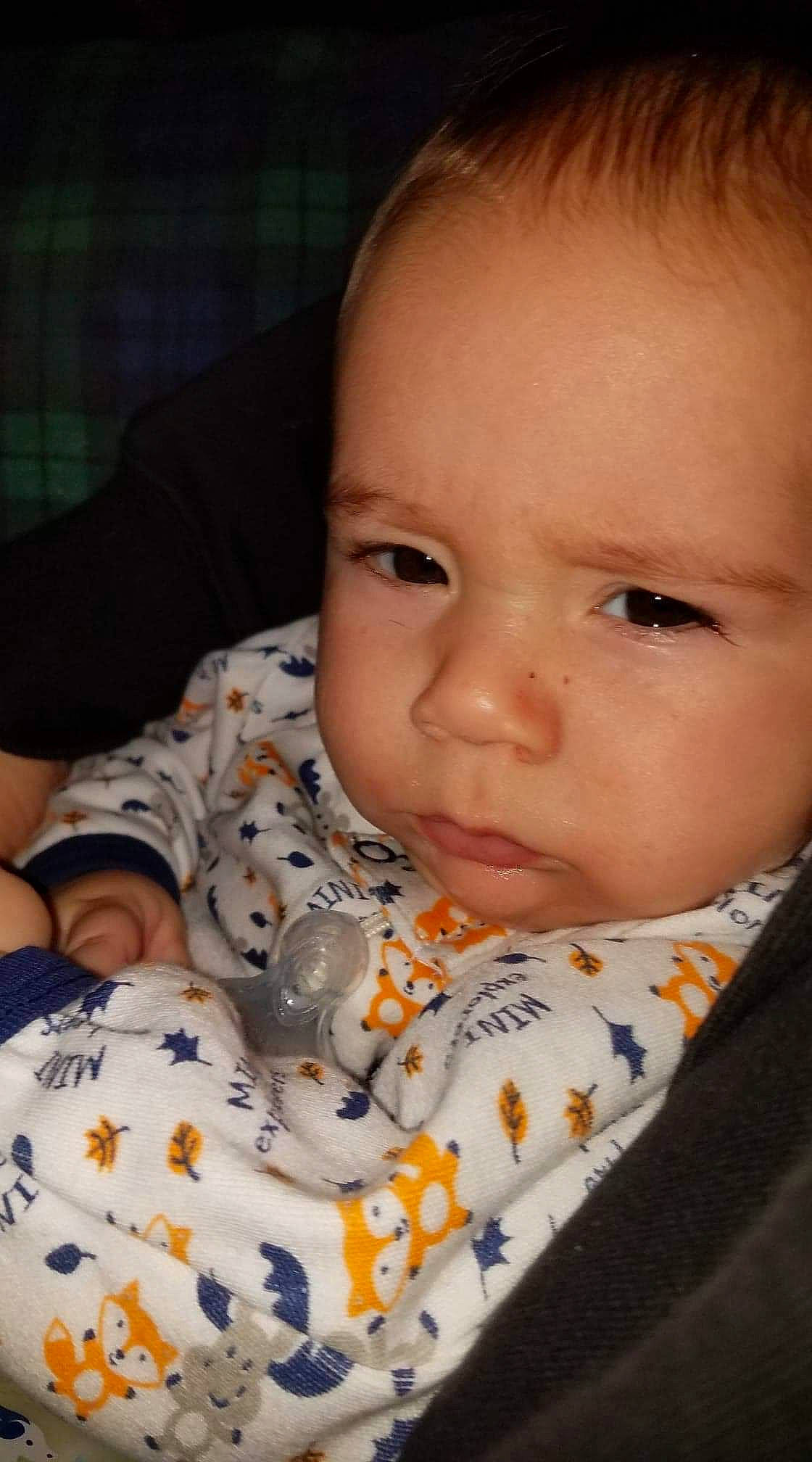 Hayden joined the competition — help win amazing prizes! baby, cheek, child, chin, eye, face, head, iris, lip, mouth, nose, person, skin, smile, toddler