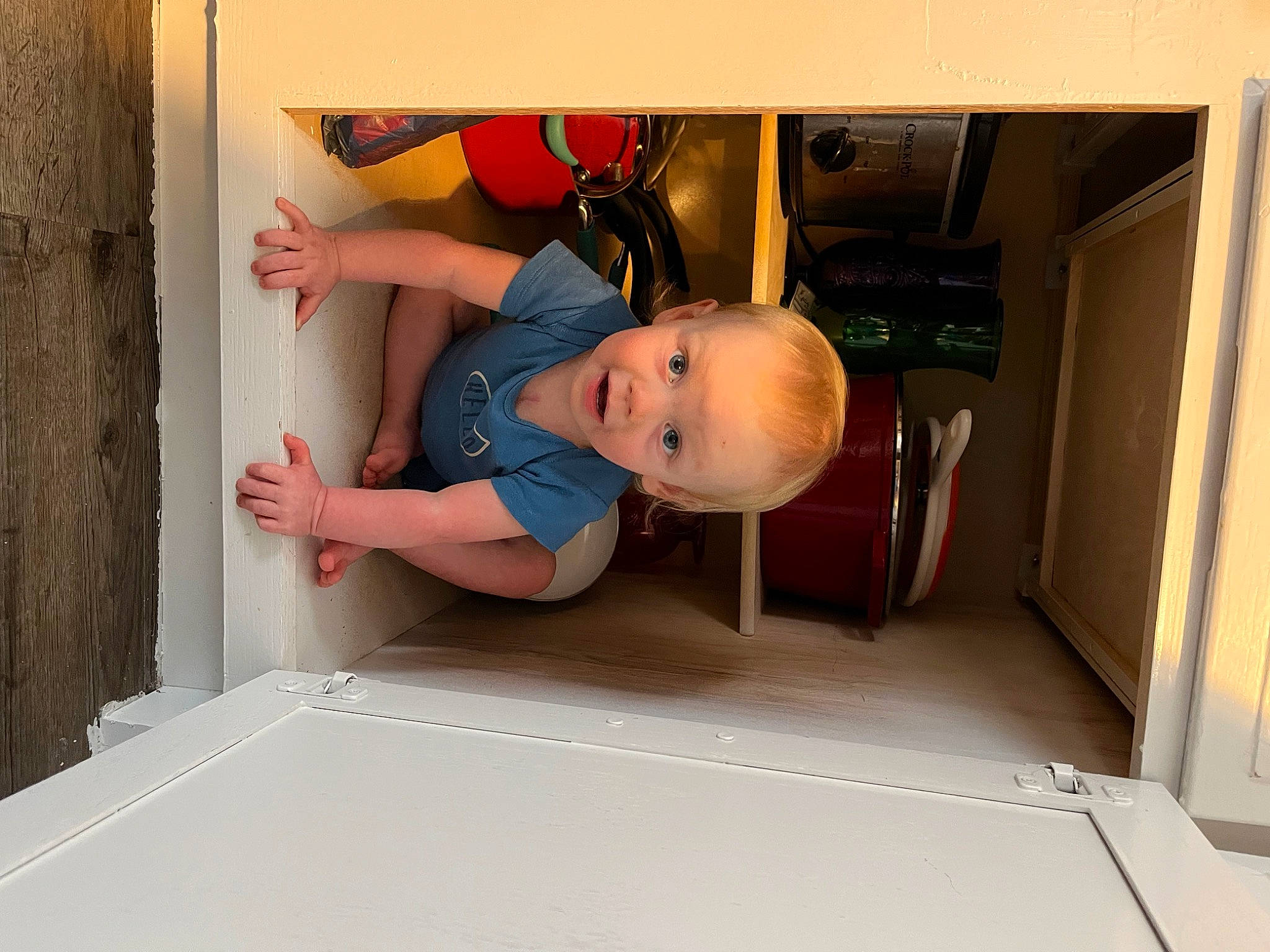 Hardyn joined the competition — help win amazing prizes! baby, baby_products, baby_toddler_clothing, baby_toys, chair, child, comfort, elbow, fun, hat, house, person, room, sitting, sleeve, smile, surprise, t_shirt, table, toddler