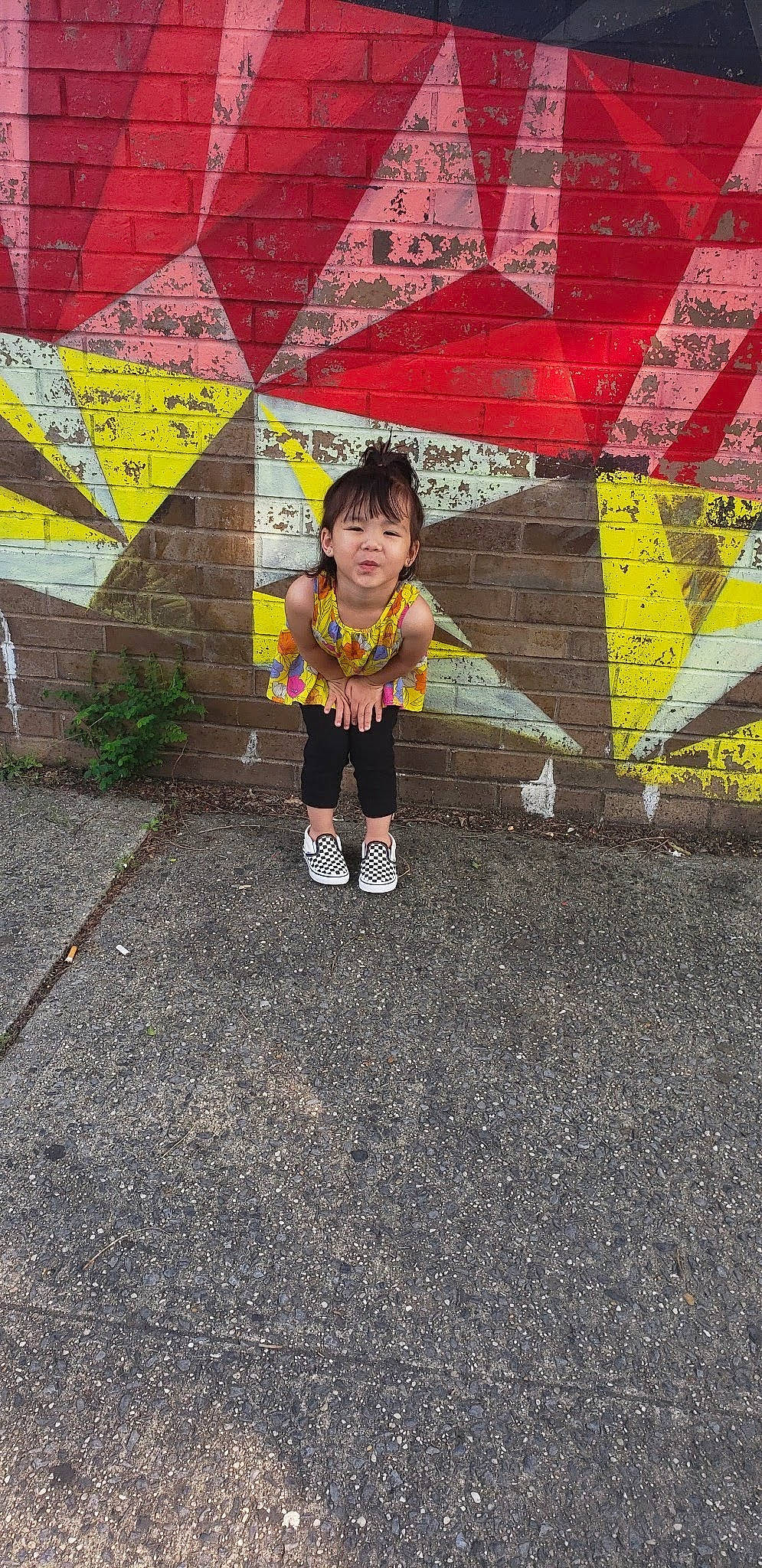 Verity joined the competition — help win amazing prizes! art, asphalt, child, fun, person, play, snapshot, yellow