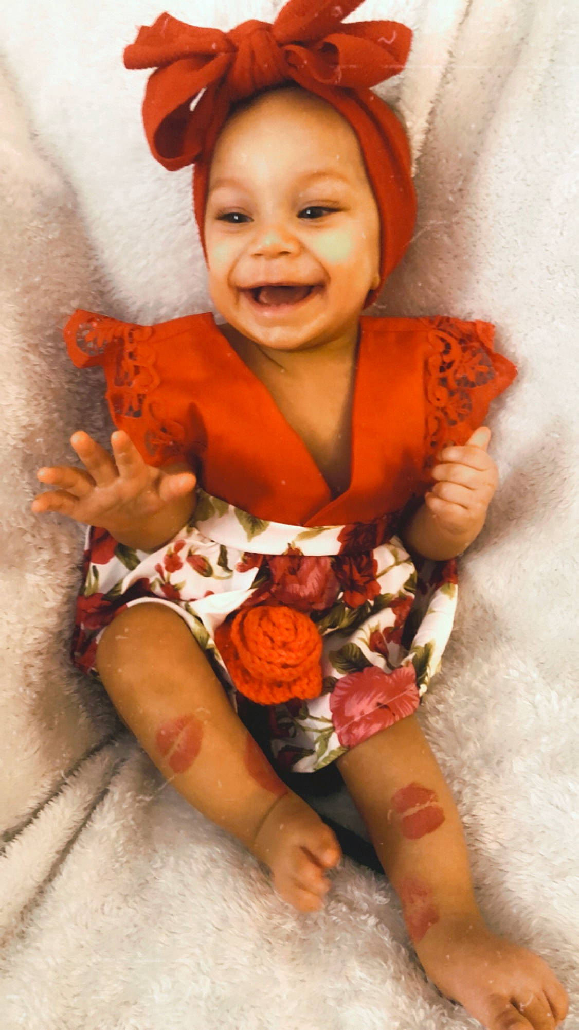 Bryleigh joined the competition — help win amazing prizes! arm, baby, baby_toddler_clothing, child, eye, finger, hand, happy, iris, joy, lip, mouth, peach, person, pink, rose, skin, sleeve, smile, thigh