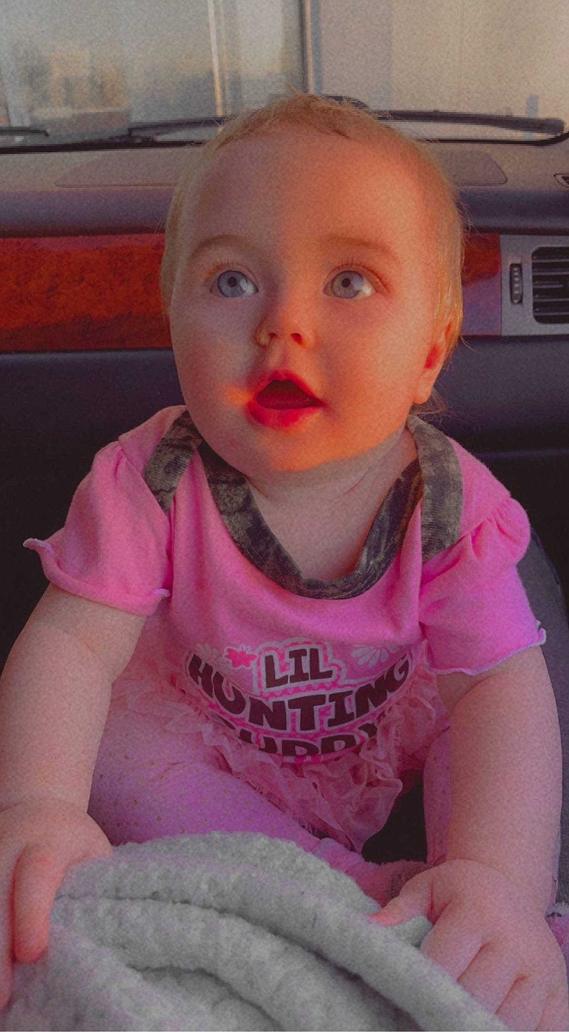 Makana joined the competition — help win amazing prizes! baby, baby_toddler_clothing, cheek, child, comfort, eyebrow, eyelash, finger, happy, human_body, iris, lip, mouth, neck, nose, person, pink, skin, sleeve, surprise