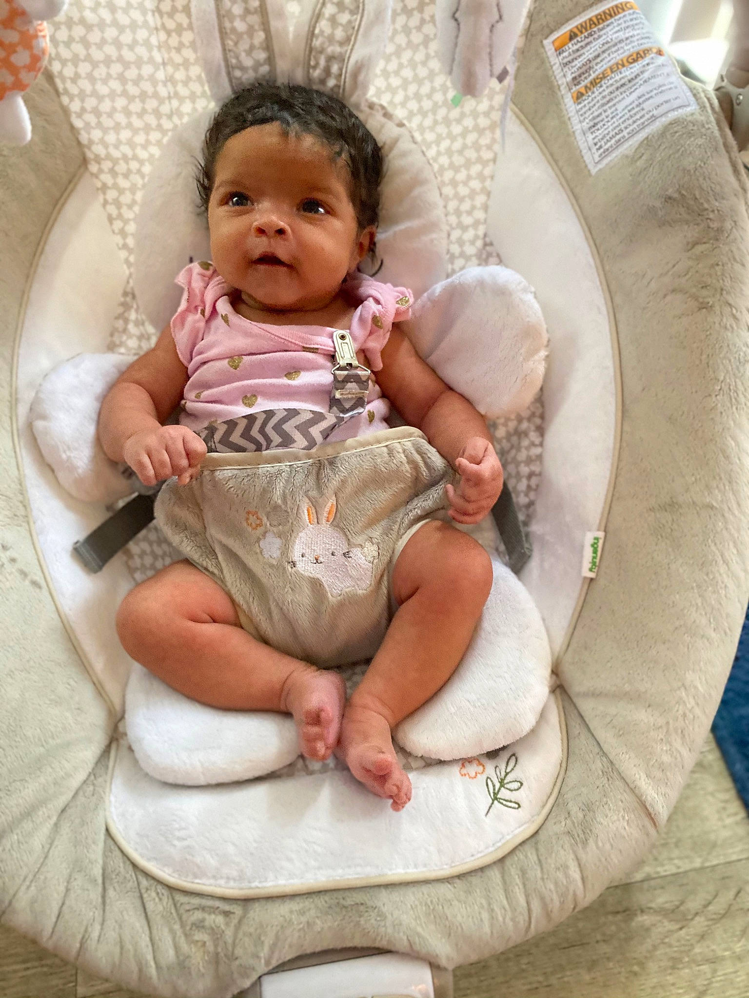 Amoura is registered to the contest to win money with this photo: baby, baby_products, birth, child, comfort, person, product, sitting, smile, toddler