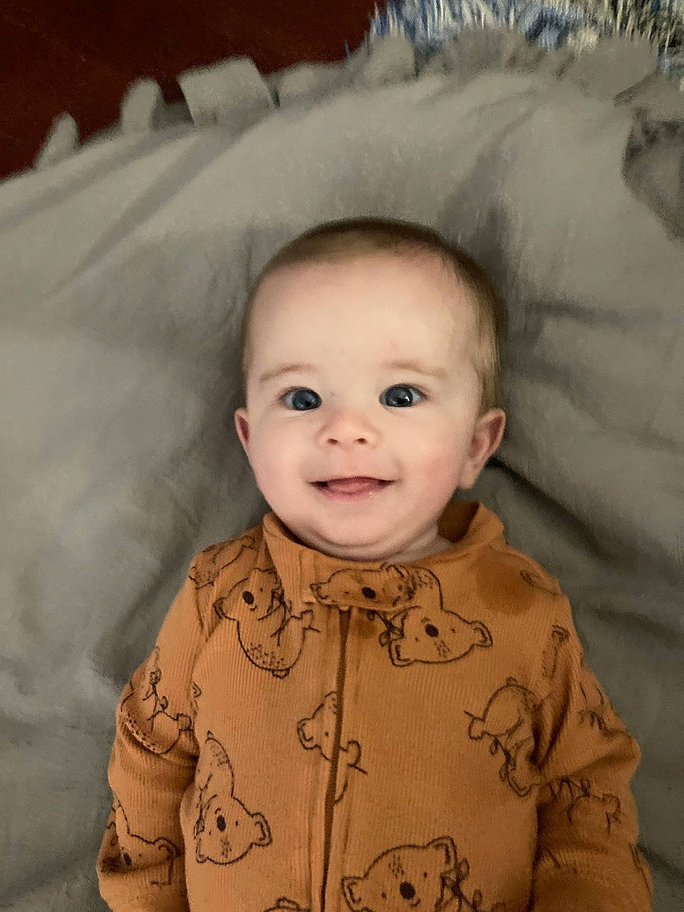 Flynn joined the competition — help win amazing prizes! baby, baby_toddler_clothing, cheek, collar, comfort, eye, face, facial_expression, flash_photography, happy, iris, joy, nose, outerwear, person, skin, sleeve, smile, textile, toddler