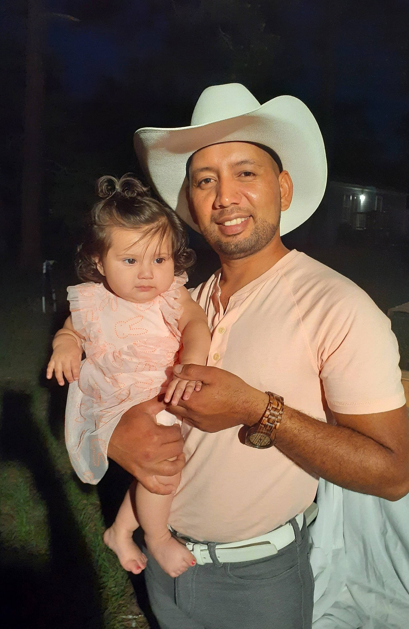 Karlee is registered to the contest to win money with this photo: abdomen, child, cowboy_hat, fashion_accessory, fedora, fun, gesture, hat, headgear, headwear, joy, muscle, person, smile, sun_hat, toddler