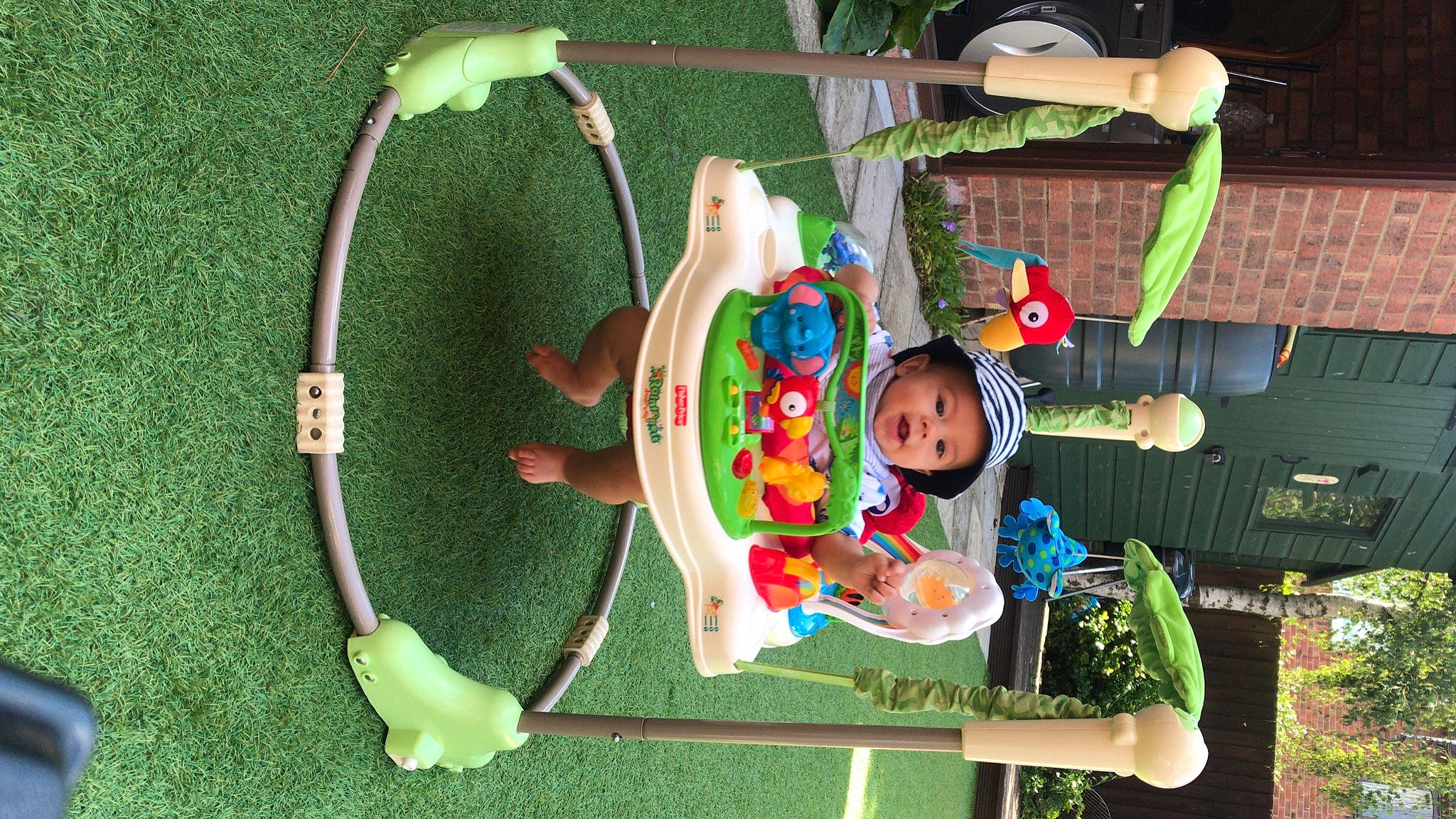 Phoenix is registered to the contest to win money with this photo: baby_toys, headwear, person, toy