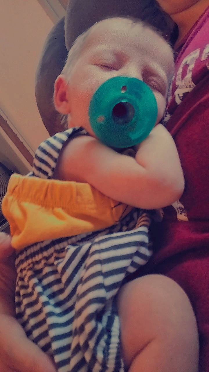 Leilani is registered to the contest to win money with this photo: azure, baby, baby_products, baby_toddler_clothing, cheek, child, comfort, cool, elbow, electric_blue, fun, happy, iris, mouth, nose, person, skin, sleeve, t_shirt, thigh