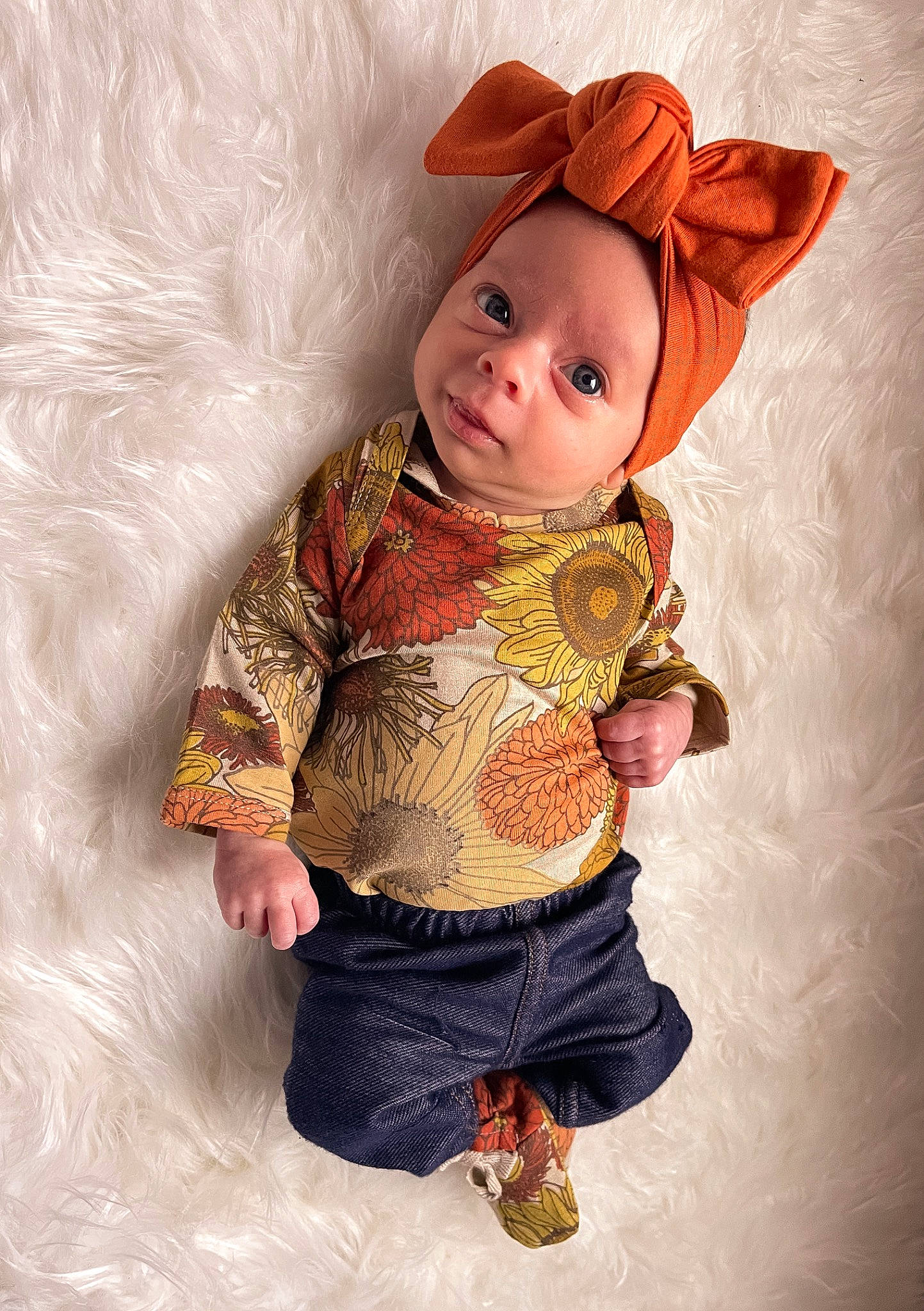 Kinzlee joined the competition — help win amazing prizes! art, baby, baby_toddler_clothing, brown_hair, cheek, child, costume_hat, eye, fashion_accessory, hat, headwear, iris, pattern, peach, person, skin, sleeve, sun_hat, textile, toddler