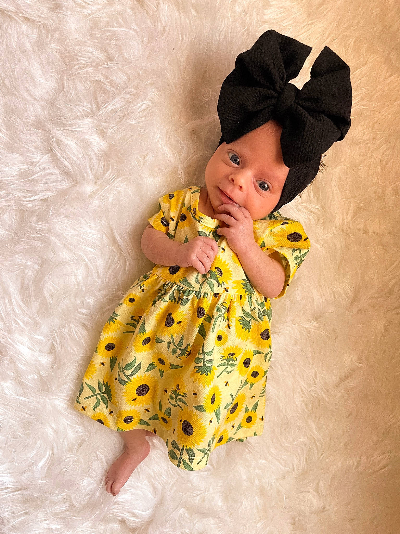 Kinzlee joined the competition — help win amazing prizes! baby, baby_toddler_clothing, child, comfort, costume_hat, day_dress, dress, finger, fun, happy, hat, linens, magenta, one_piece_garment, pattern, person, skin, sleeve, sun_hat, textile