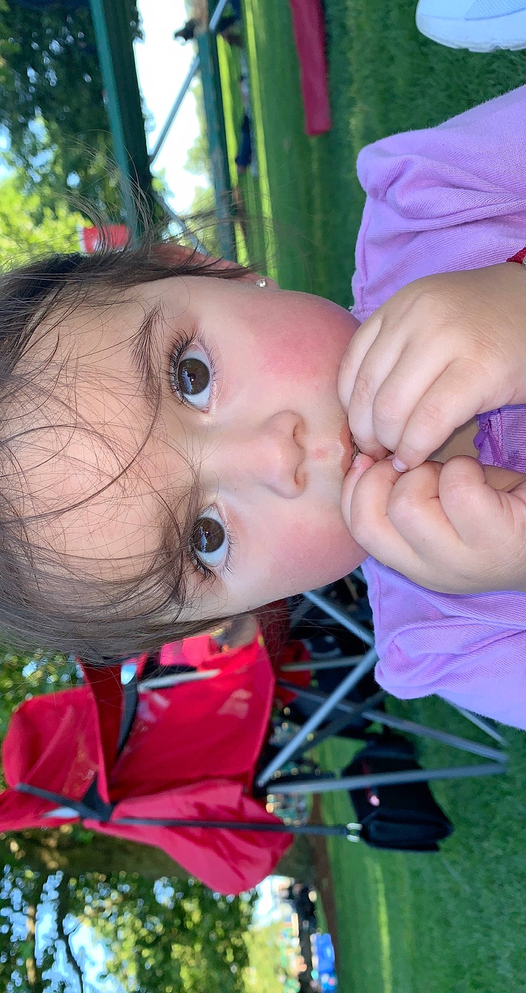 Katalina joined the competition — help win amazing prizes! cheek, chin, face, facial_expression, gesture, grass, hairstyle, happy, head, human_body, iris, lip, mouth, nose, people_in_nature, person, pink, plant, product, skin