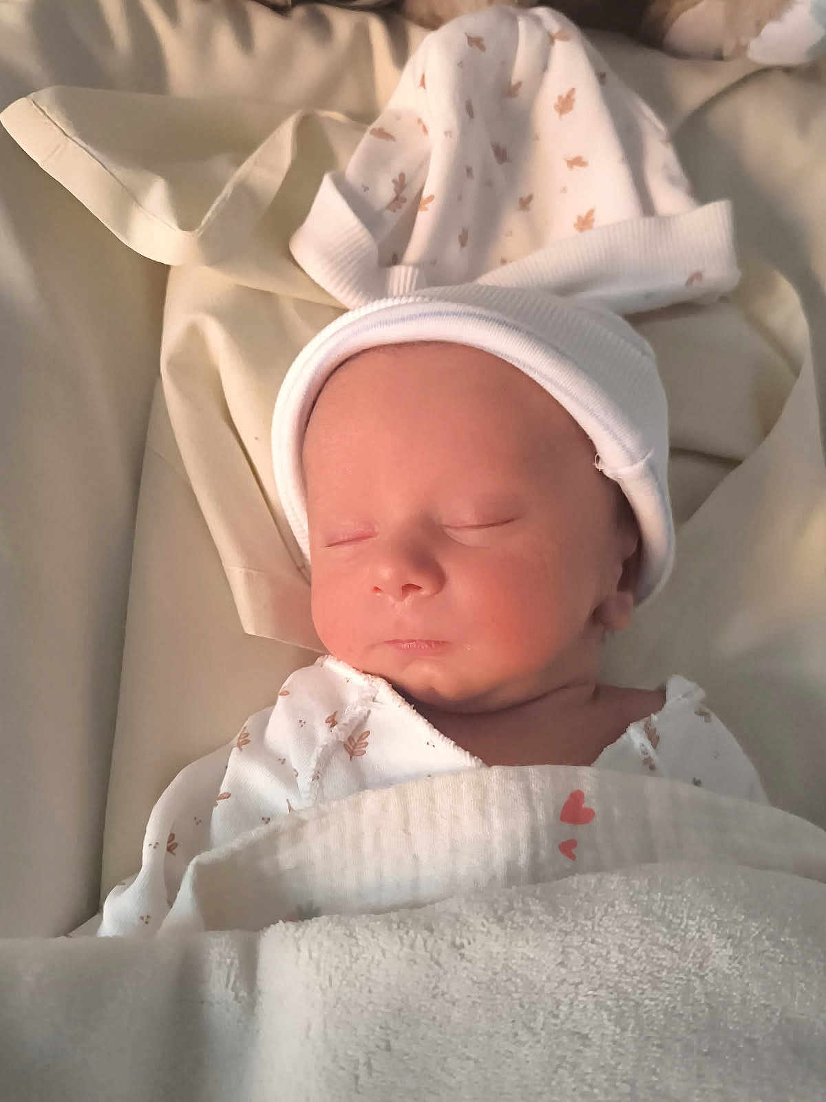 Many a rejoint le concours — aidez-le/la à gagner de superbes lots ! newborn, baby, sleeping, hat, blanket, cozy, infant, cute, peaceful, soft_light, indoors, clothing, wrapped, face, headwear, toddler, resting, child, sleep, babywear