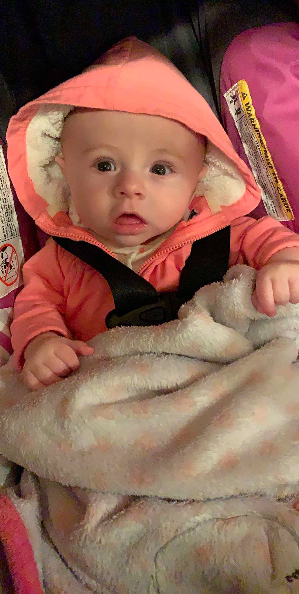 Addison joined the competition — help win amazing prizes! baby, baby_products, cheek, child, linens, person, product, skin, toddler