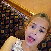 Lacey is registered to the contest to win money with this photo:
