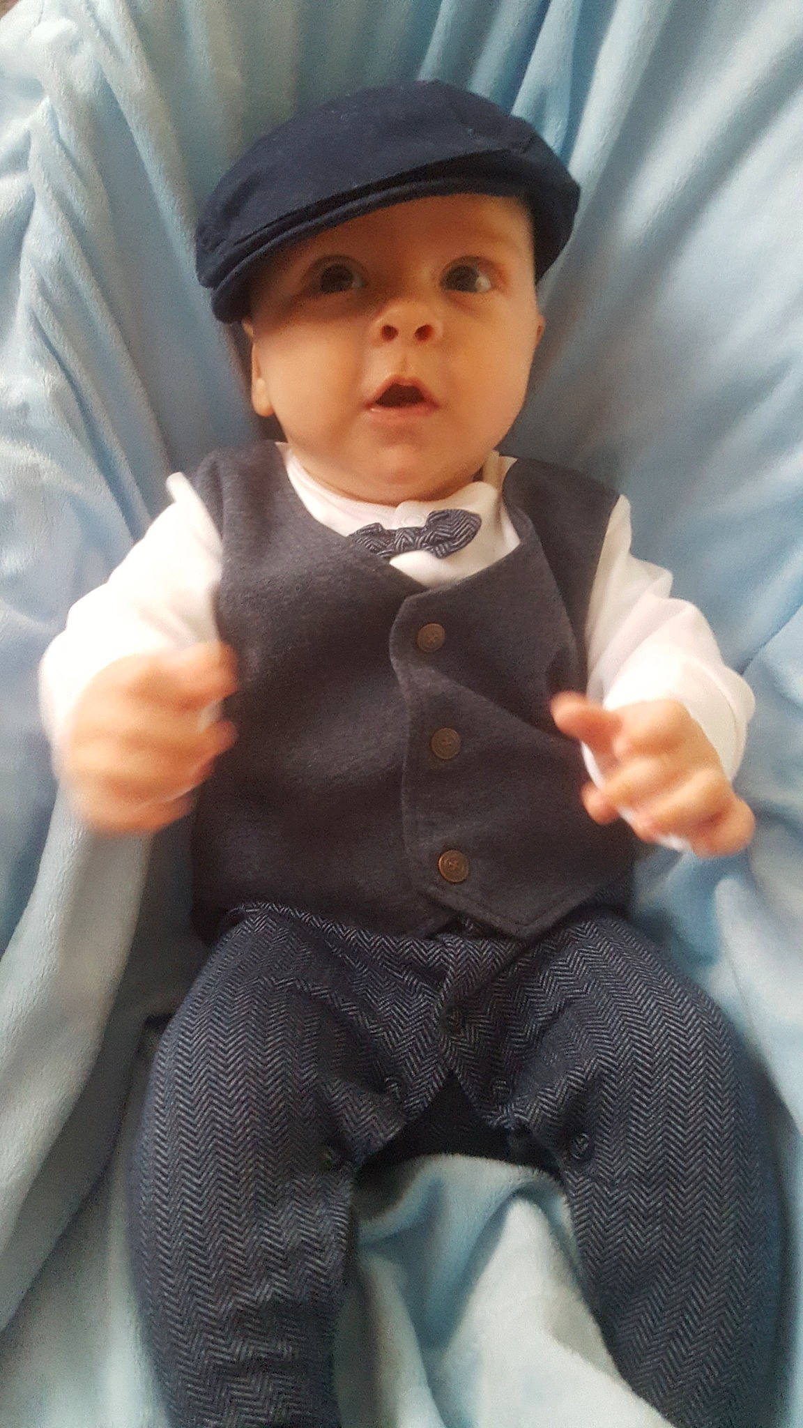 Brock joined the competition — help win amazing prizes! child, formal_wear, person, toy