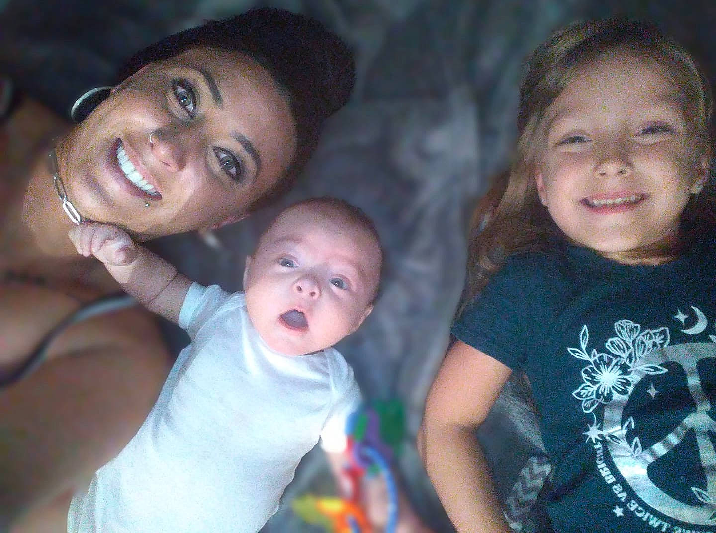 Adrianna joined the competition — help win amazing prizes! baby, cheek, child, cool, eye, face, facial_expression, friendship, fun, happy, head, joy, laugh, nose, people, person, photography, selfie, sibling, skin