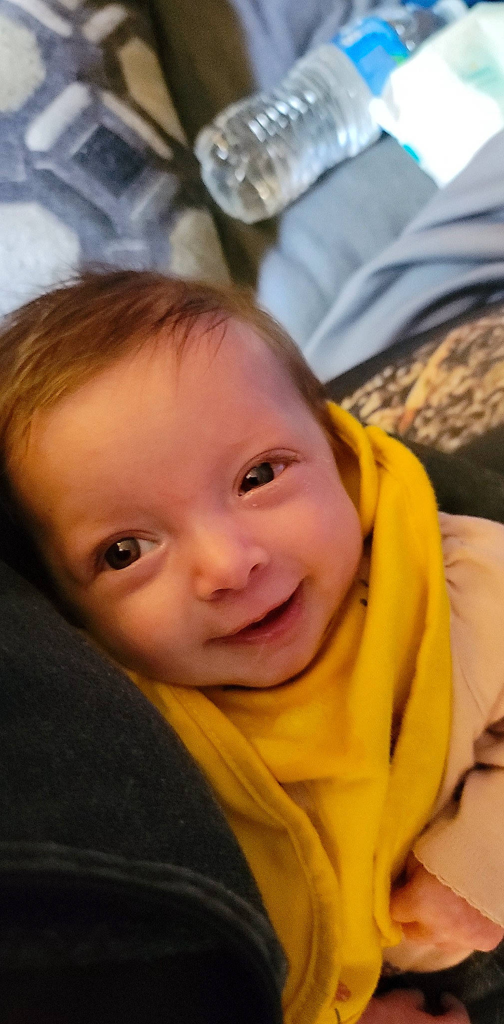 Adelaide joined the competition — help win amazing prizes! baby, baby_toddler_clothing, cheek, child, comfort, eye, face, grass, happy, head, lip, mouth, nose, person, room, sitting, skin, smile, toddler, tree