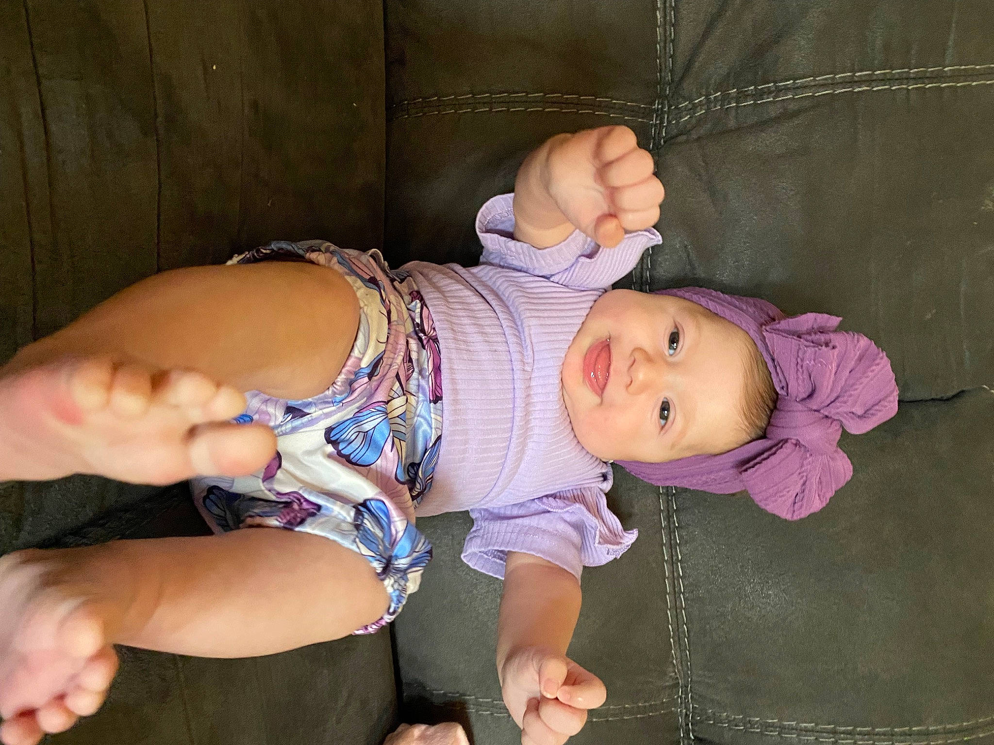 Alicia joined the competition — help win amazing prizes! arm, baby, baby_toddler_clothing, cheek, child, eye, face, finger, gesture, hand, head, headgear, human_body, mouth, person, pink, skin, sleeve, thigh, thumb
