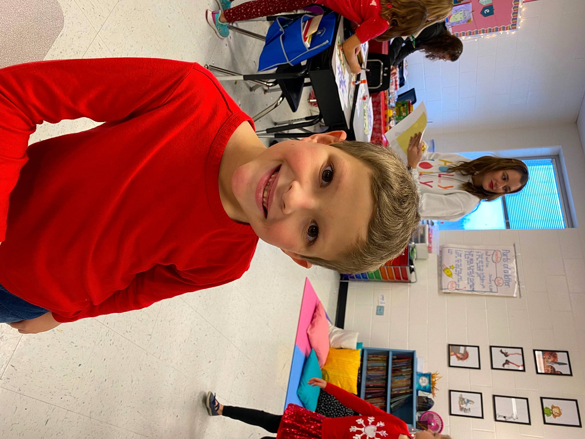 Dakota joined the competition — help win amazing prizes! child, fun, happy, joy, leisure, person, photograph, play, red, room, sleeve, smile, snapshot, t_shirt, toddler