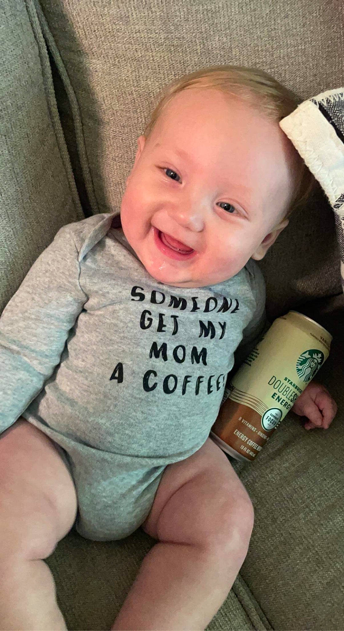 Liam joined the competition — help win amazing prizes! arm, baby_toddler_clothing, comfort, dress, eye, face, gesture, happy, head, human_body, joy, leg, lip, muscle, neck, person, seat_belt, skin, sleeve, smile