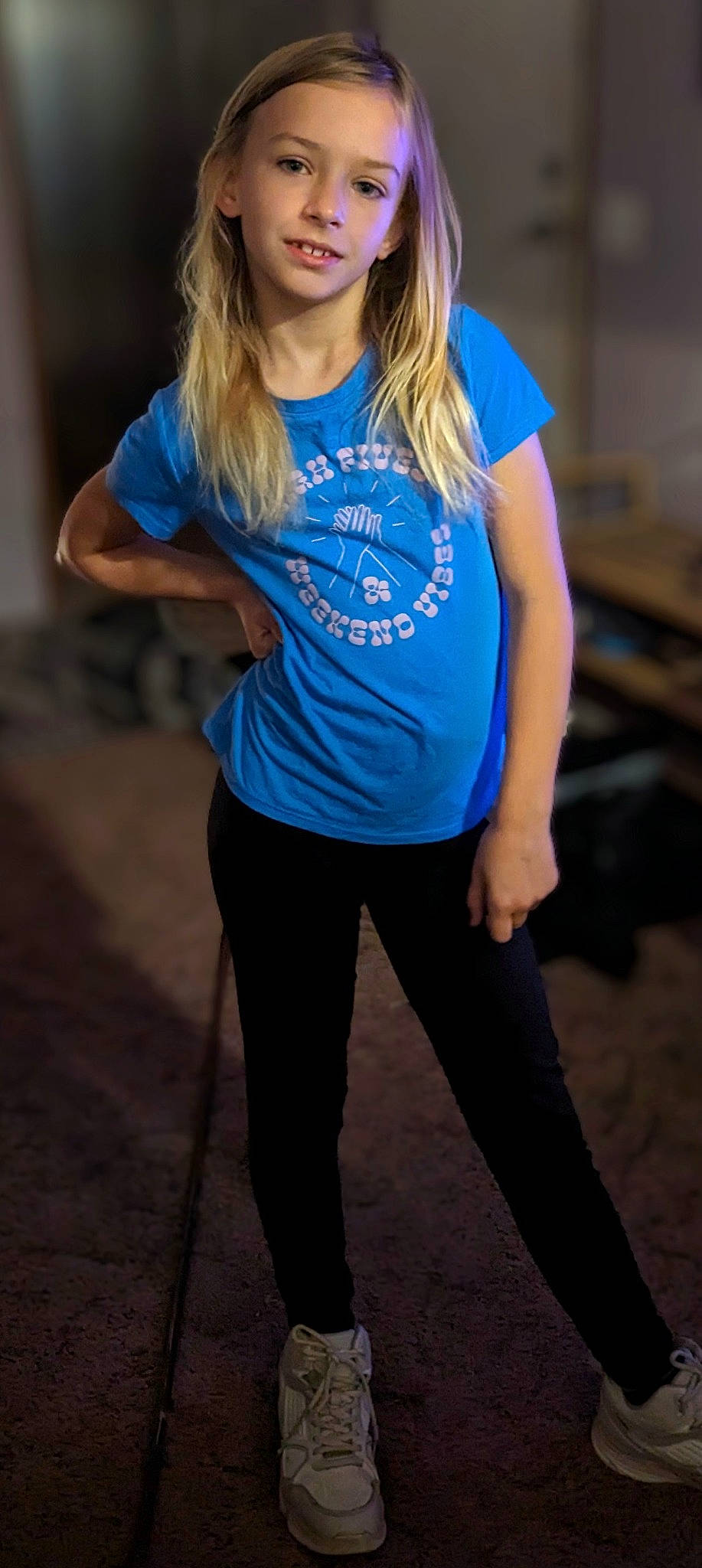 Alexandra joined the competition — help win amazing prizes! abdomen, active_pants, arm, chest, denim, elbow, electric_blue, face, flash_photography, human_body, human_leg, joint, knee, neck, person, sleeve, sportswear, t_shirt, thigh, trunk