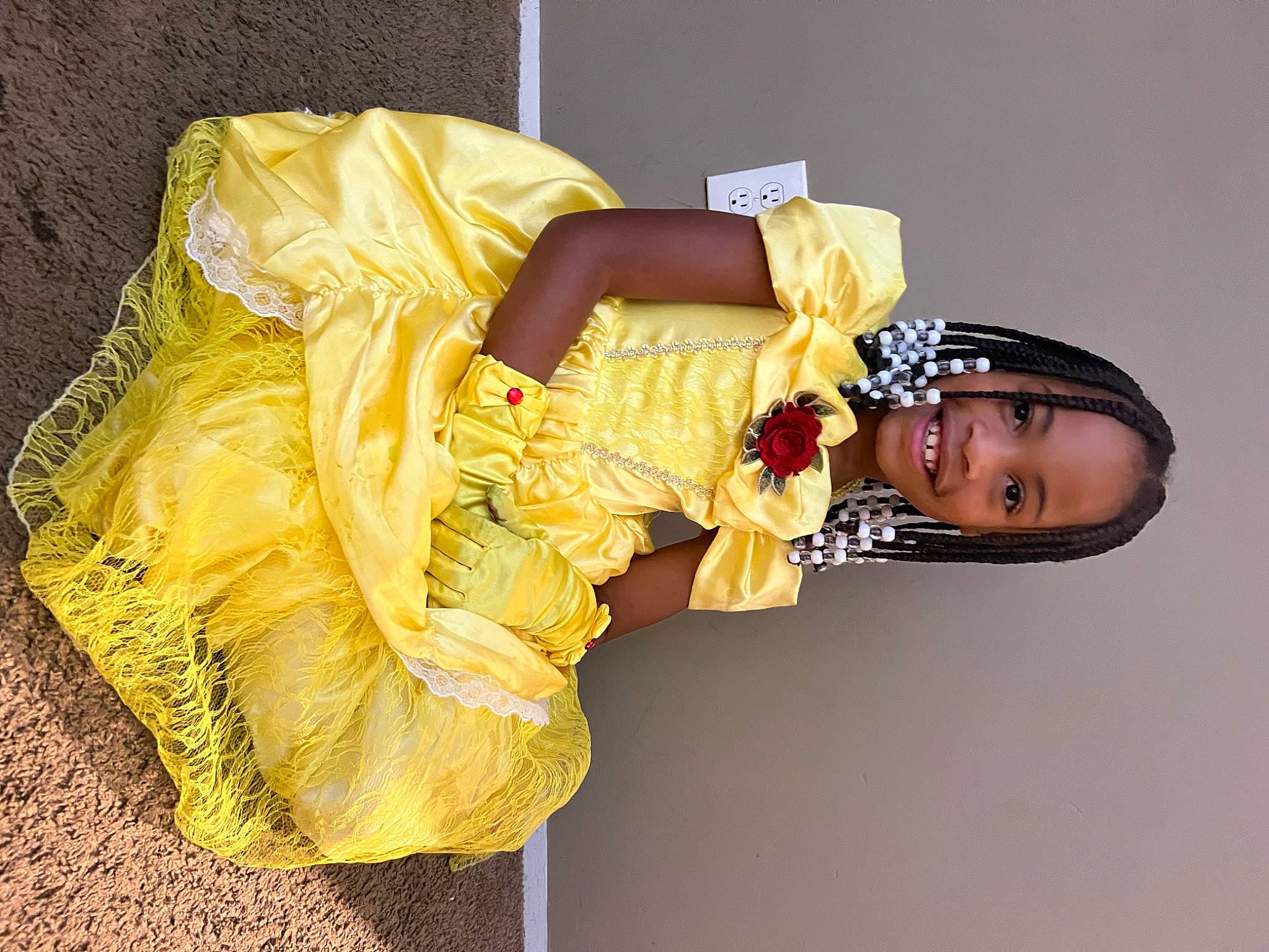 Neveah is registered to the contest to win money with this photo: cocktail_dress, costume_design, day_dress, dress, embellishment, event, fashion_accessory, fashion_design, fashion_model, formal_wear, haute_couture, headpiece, jewellery, joy, makeover, peach, person, ruffle, silk, thigh