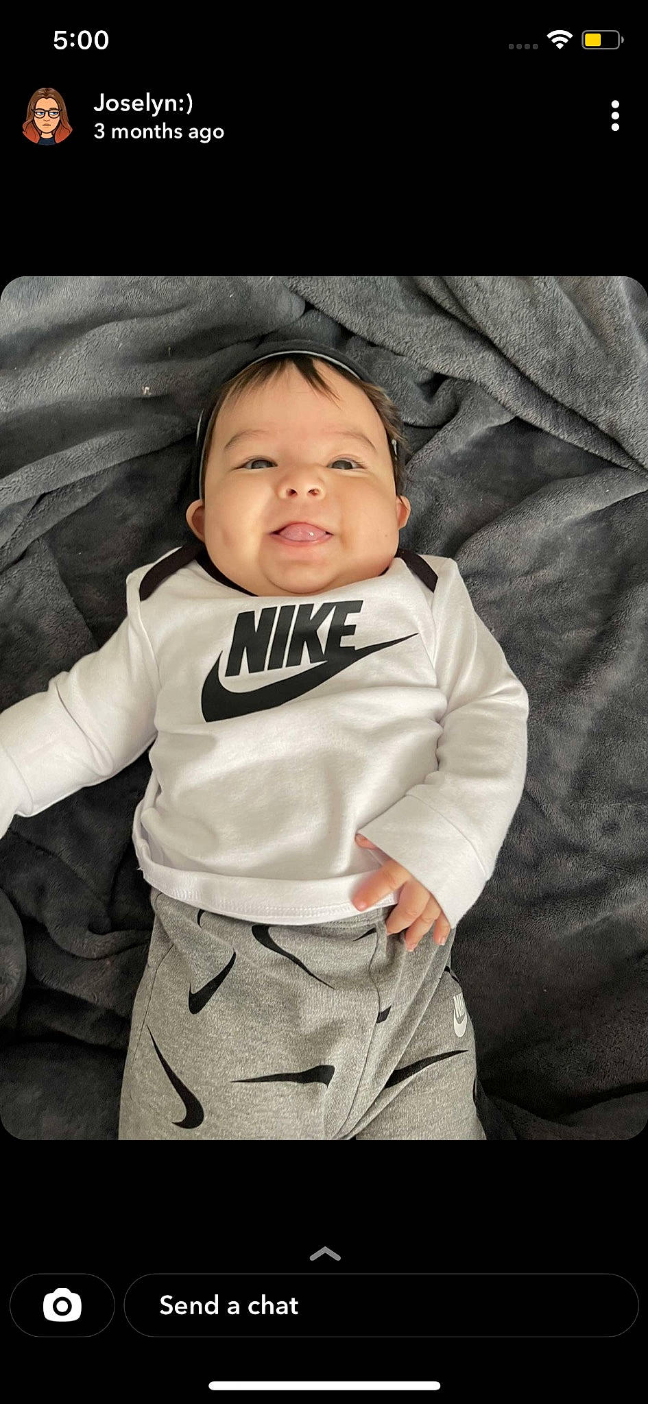 Miguel joined the competition — help win amazing prizes! baby, baby_toddler_clothing, cheek, child, clothing, comfort, cool, facial_expression, finger, flash_photography, gesture, grey, happy, monochrome_photography, outerwear, person, skin, sleeve, smile, t_shirt