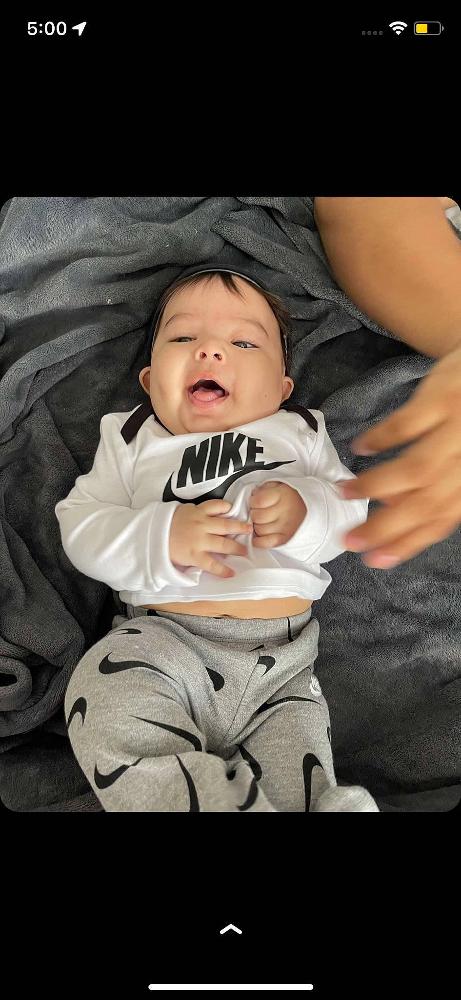 Miguel joined the competition — help win amazing prizes! baby, baby_carriage, baby_products, baby_toddler_clothing, cheek, child, comfort, cool, finger, flash_photography, fun, gesture, hand, happy, outerwear, person, sitting, sleeve, smile, t_shirt