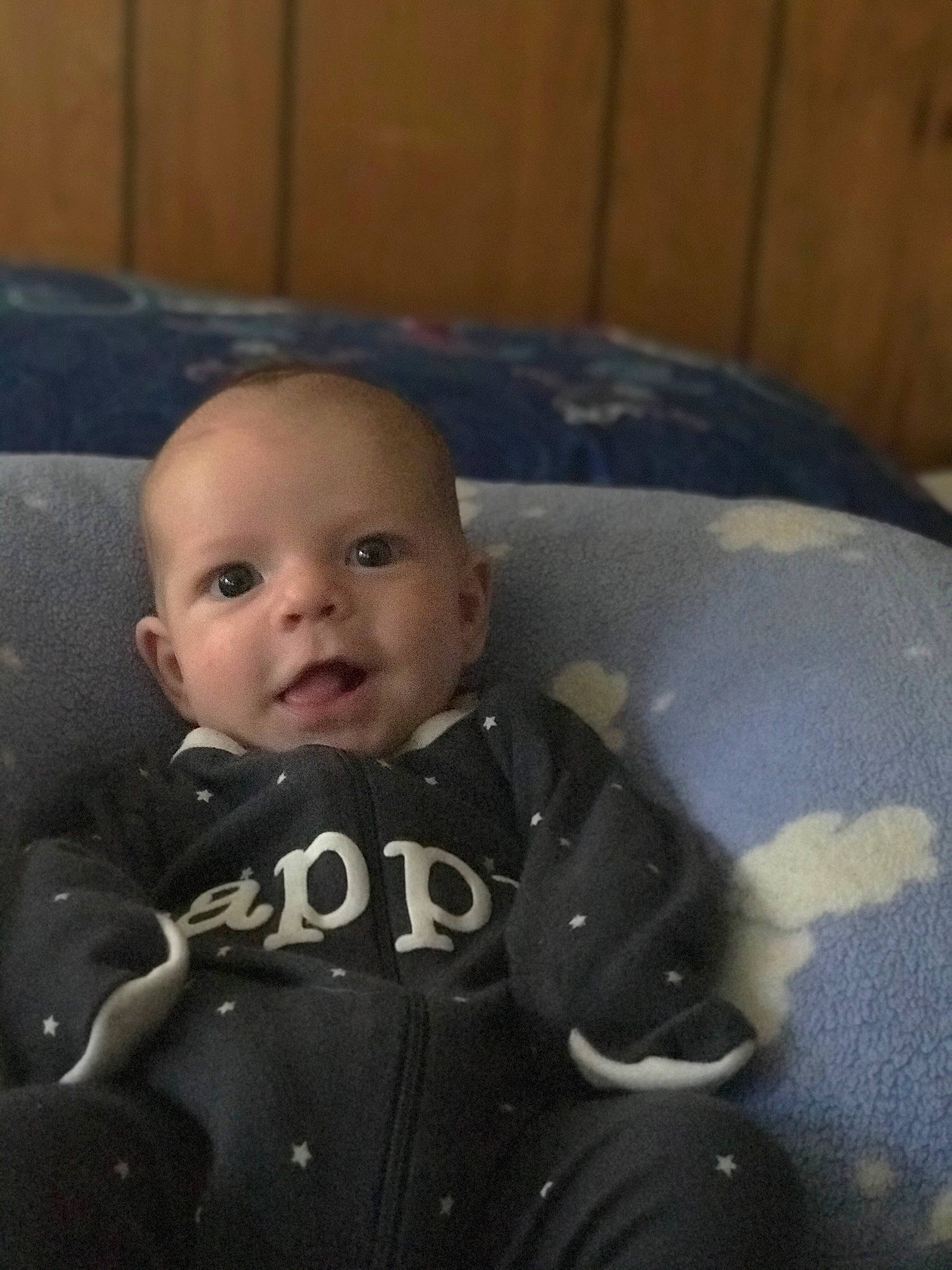 Finnley joined the competition — help win amazing prizes! baby, cheek, child, cloud, eye, face, head, person, sitting, skin, sky, smile, toddler