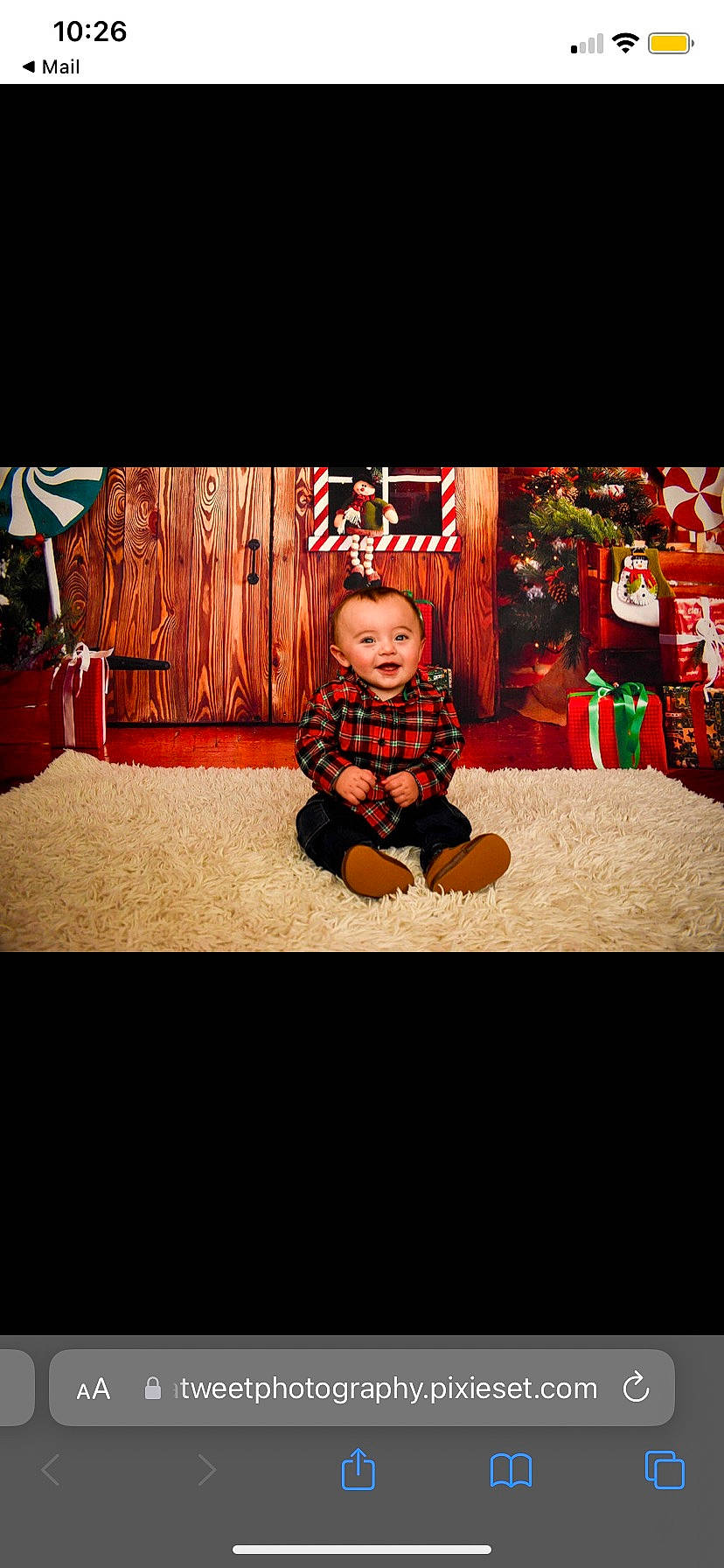 Dominic is registered to the contest to win money with this photo: baby, baby_toddler_clothing, child, christmas_decoration, christmas_eve, event, flash_photography, flooring, fun, grass, happy, holiday, magenta, person, plant, room, smile, standing, tints_and_shades, toddler