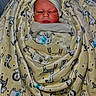 Lyric joined the competition — help win amazing prizes! newborn, baby, blanket, swaddled, sleeping, infant, hat, striped_hat, animal_print, soft_texture, cozy, wrapped, cute, face, peaceful, indoors, portrait, child, resting, warm