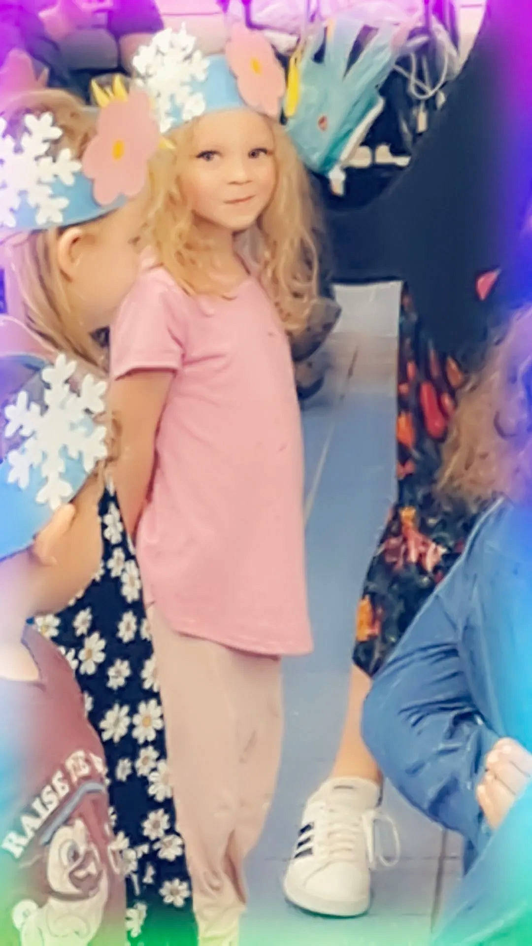 Daveena joined the competition — help win amazing prizes! electric_blue, entertainment, event, fashion, fashion_design, fun, happy, head, human_leg, joint, knee, leg, long_hair, magenta, person, pink, shoulder, sleeve, textile, thigh