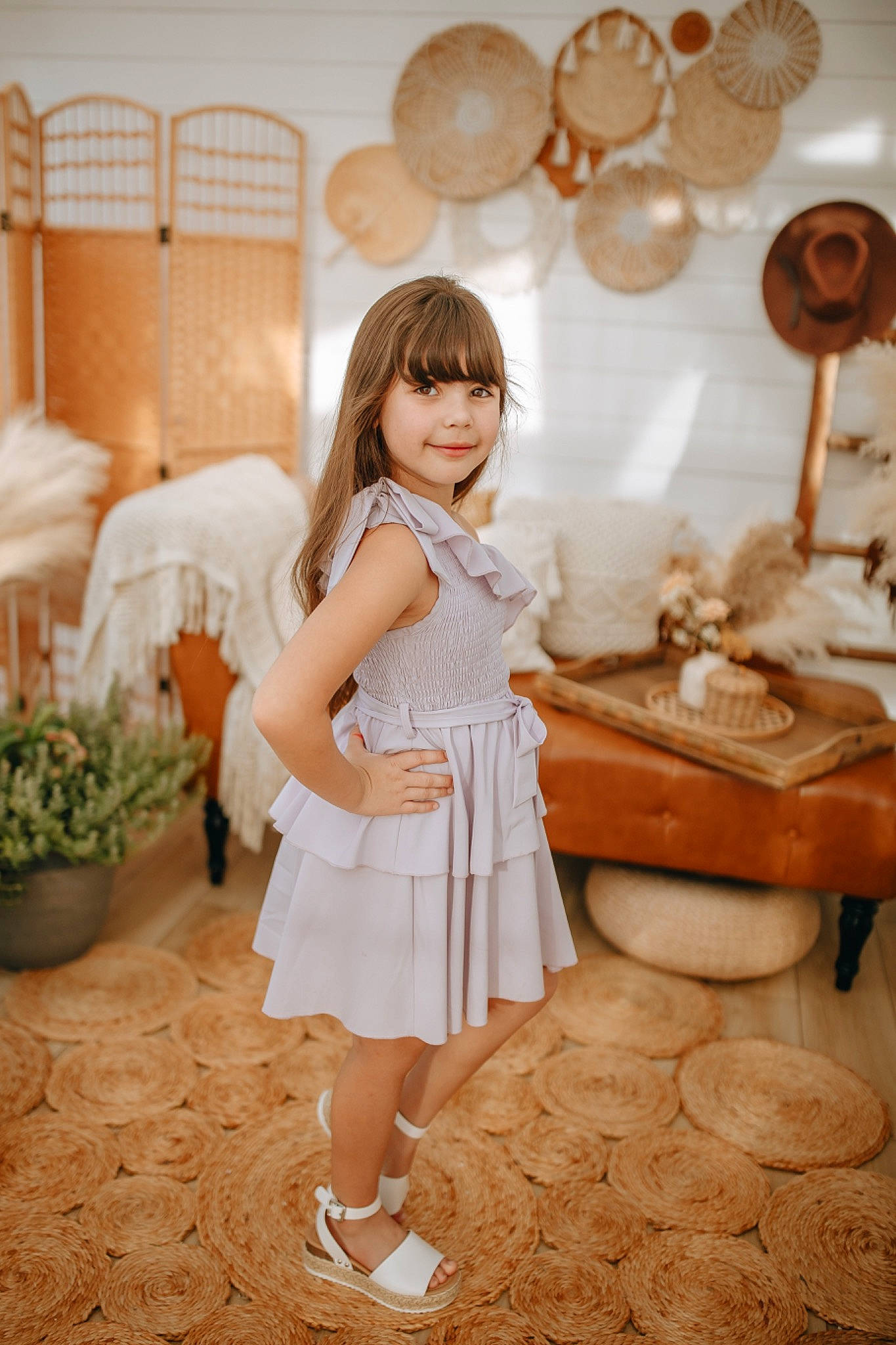 Eva joined the competition — help win amazing prizes! balloon, child, dress, event, fashion_accessory, fashion_design, flowerpot, formal_wear, hairstyle, happy, hime_cut, houseplant, joy, party_supply, peach, person, pink, plant, room, sitting