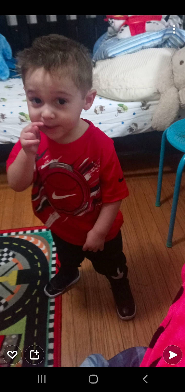 Chasten joined the competition — help win amazing prizes! baby, baby_toddler_clothing, cheek, child, event, floor, flooring, fun, happy, hardwood, head, leg, nose, pattern, person, sitting, skin, sleeve, sock, toddler