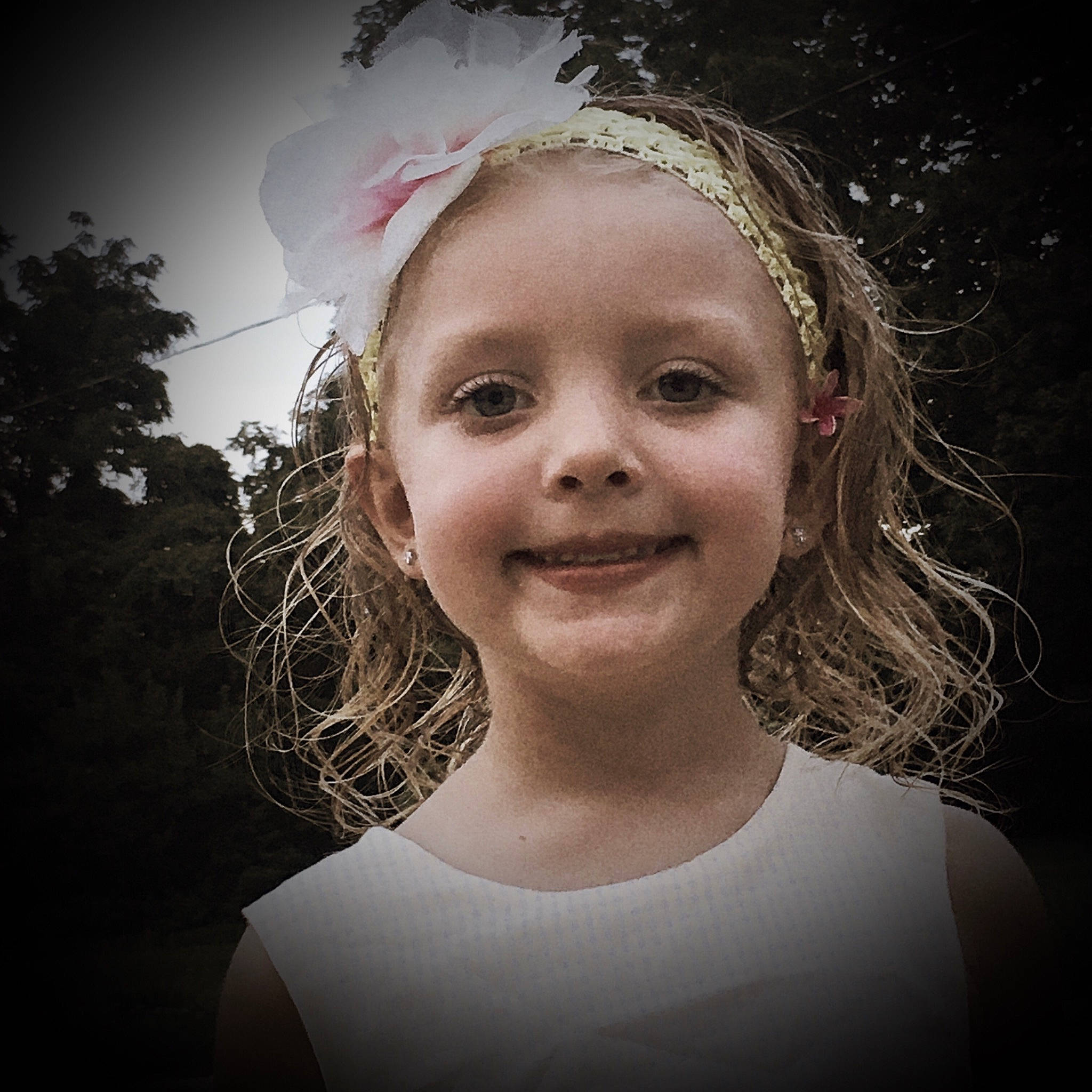 Sterling joined the competition — help win amazing prizes! chin, eyebrow, facial_expression, flash_photography, fun, grass, hairstyle, happy, headpiece, iris, joy, lip, long_hair, monochrome, monochrome_photography, people_in_nature, person, smile, standing, style