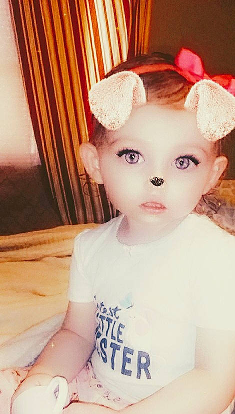 Annalayah is registered to the contest to win money with this photo: cheek, child, doll, ear, eye, face, fashion_accessory, fawn, forehead, fur, hair_accessory, head, headgear, lip, person, pink, skin, textile, toddler, toy