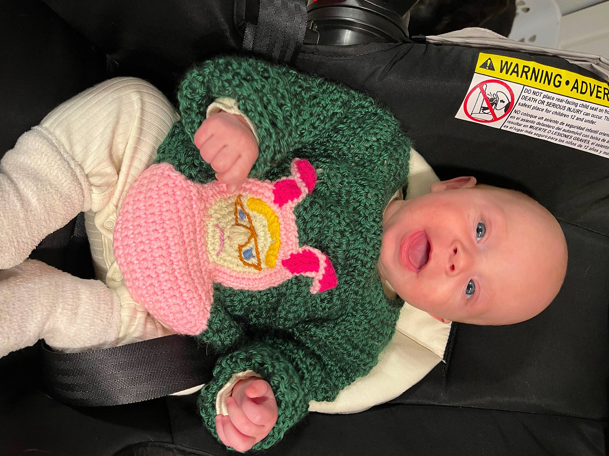 Harrison is registered to the contest to win money with this photo: baby, baby_products, baby_toddler_clothing, cheek, child, comfort, finger, fun, happy, lap, mammal, person, room, sitting, skin, smile, stuffed_toy, textile, toddler, toy