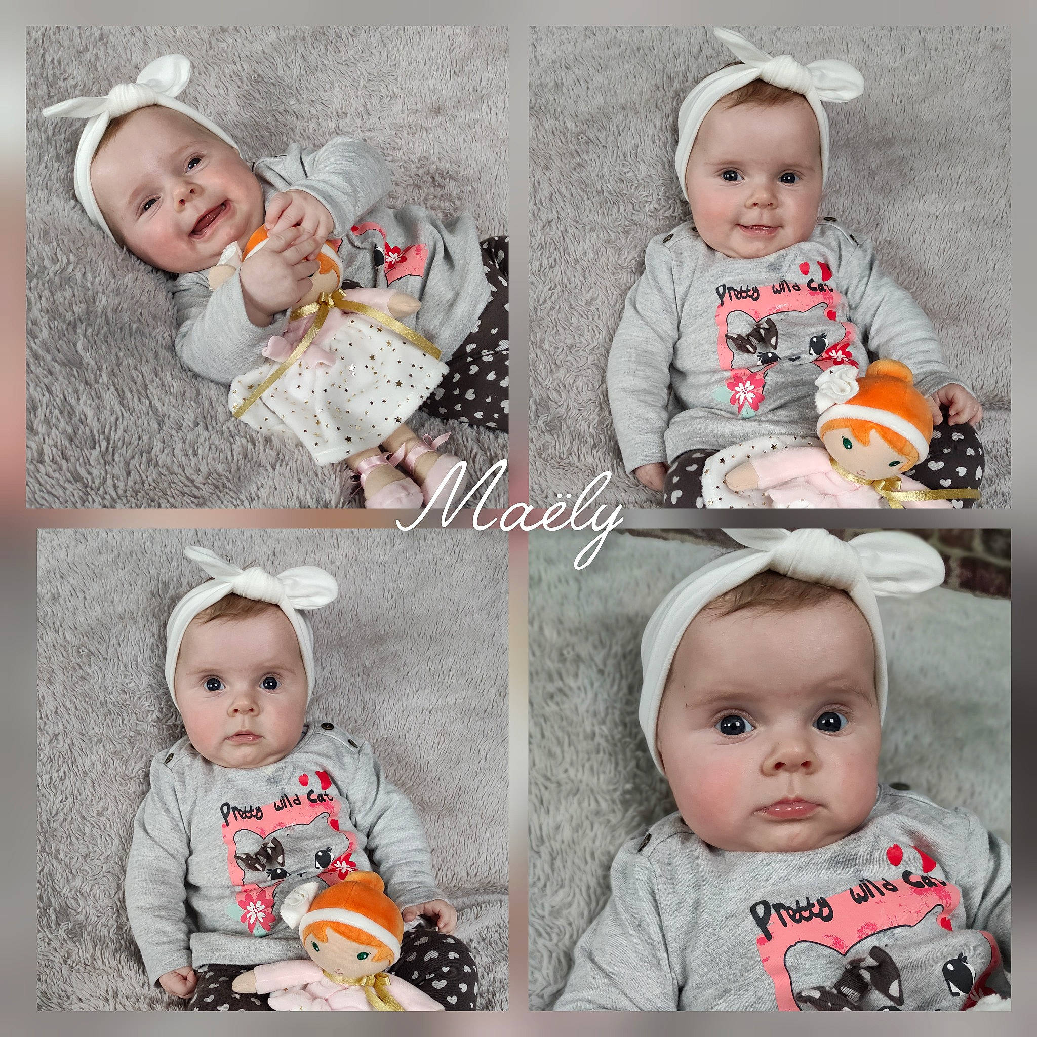 Maëly participe au concours pour gagner de l'argent avec cette photo : baby, baby_toddler_clothing, cheek, clothing, eye, face, facial_expression, head, human, joy, nose, orange, organ, outerwear, person, photograph, plant, product, skin, sleeve