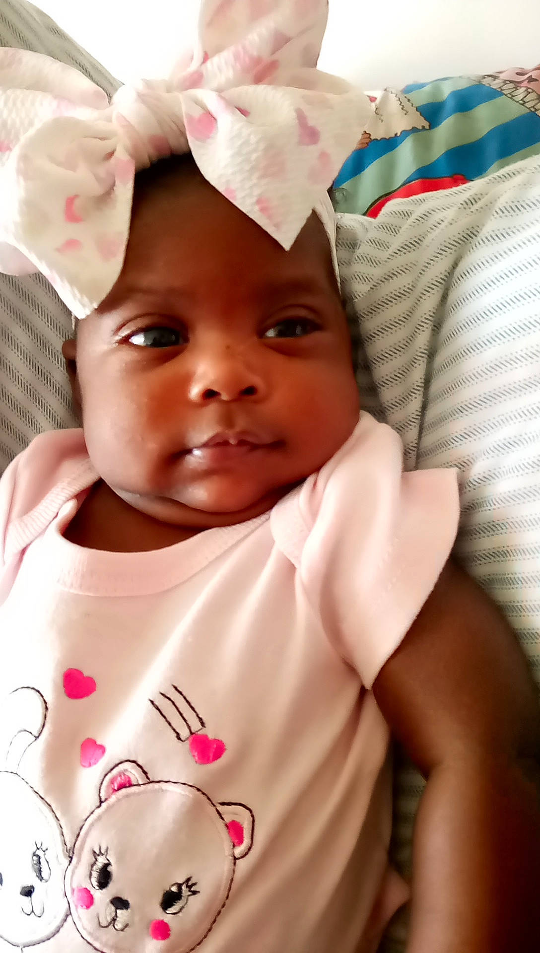 Ashanti joined the competition — help win amazing prizes! baby, baby_toddler_clothing, cheek, chin, eyebrow, eyelash, forehead, happy, headwear, iris, lip, mammal, mouth, neck, nose, person, product, skin, sleeve, smile