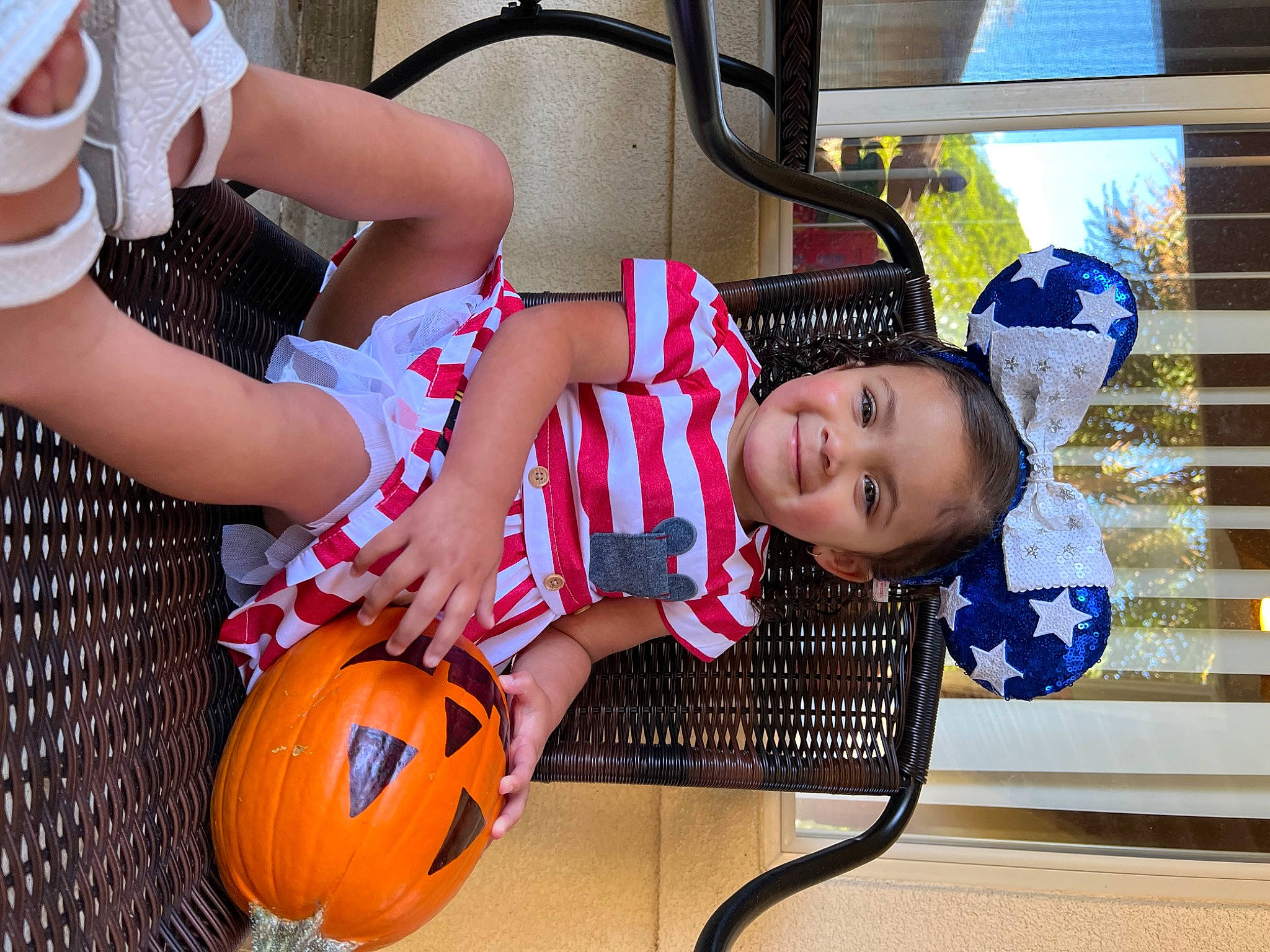 Karter Mae joined the competition — help win amazing prizes! baby, baby_toddler_clothing, ball, basketball, child, fun, happy, joy, leisure, person, play, player, room, shorts, smile, sock, sports_equipment, team_sport, thigh, toddler