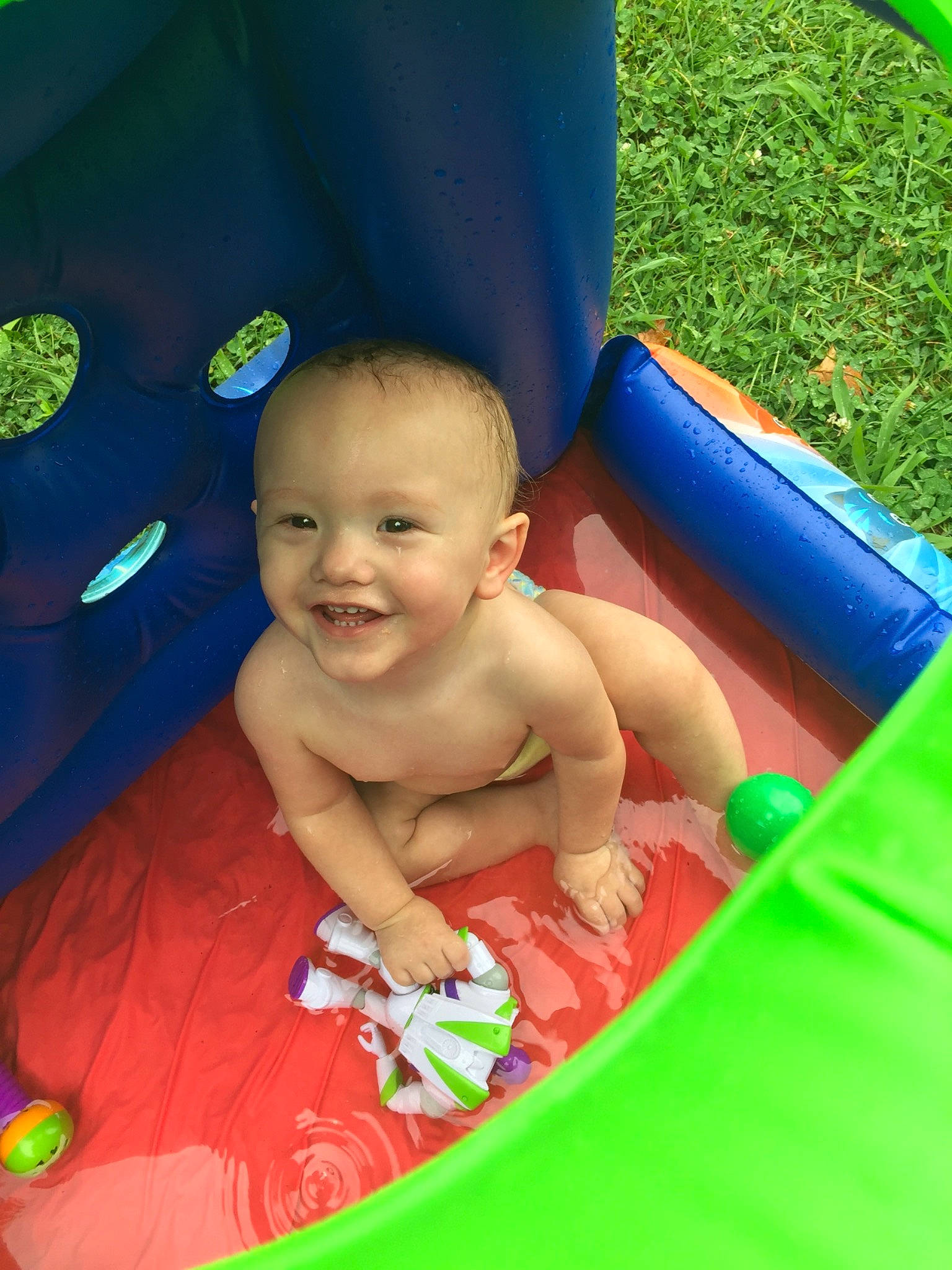 Brayden joined the competition — help win amazing prizes! baby, baby_products, baby_toys, child, fun, inflatable, joy, leisure, person, play, product, toddler, toy