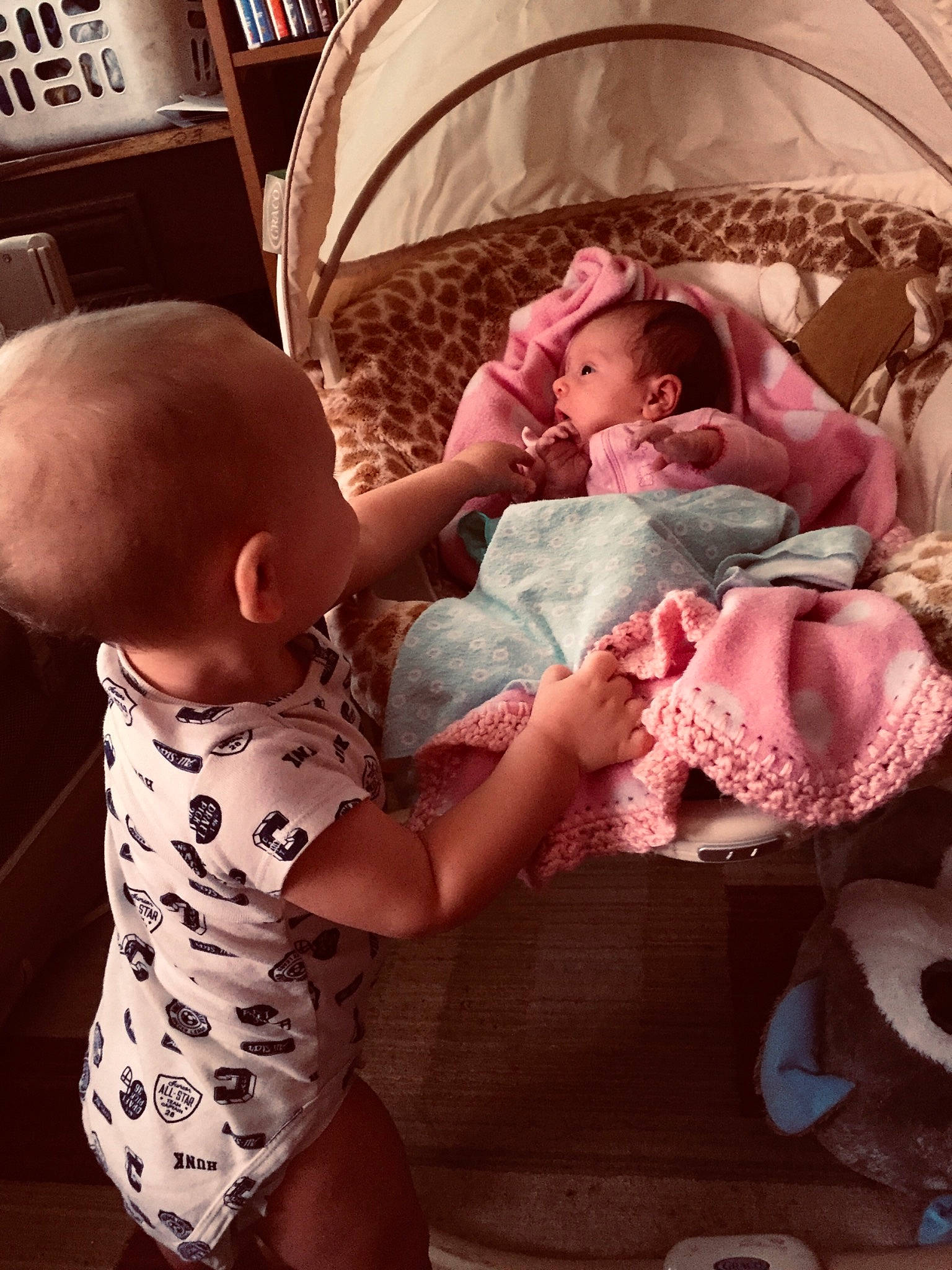 Brayden joined the competition — help win amazing prizes! baby, baby_products, baby_sleeping, bedtime, birth, cheek, child, infant_bed, person, pink, product, skin, sleep, toddler