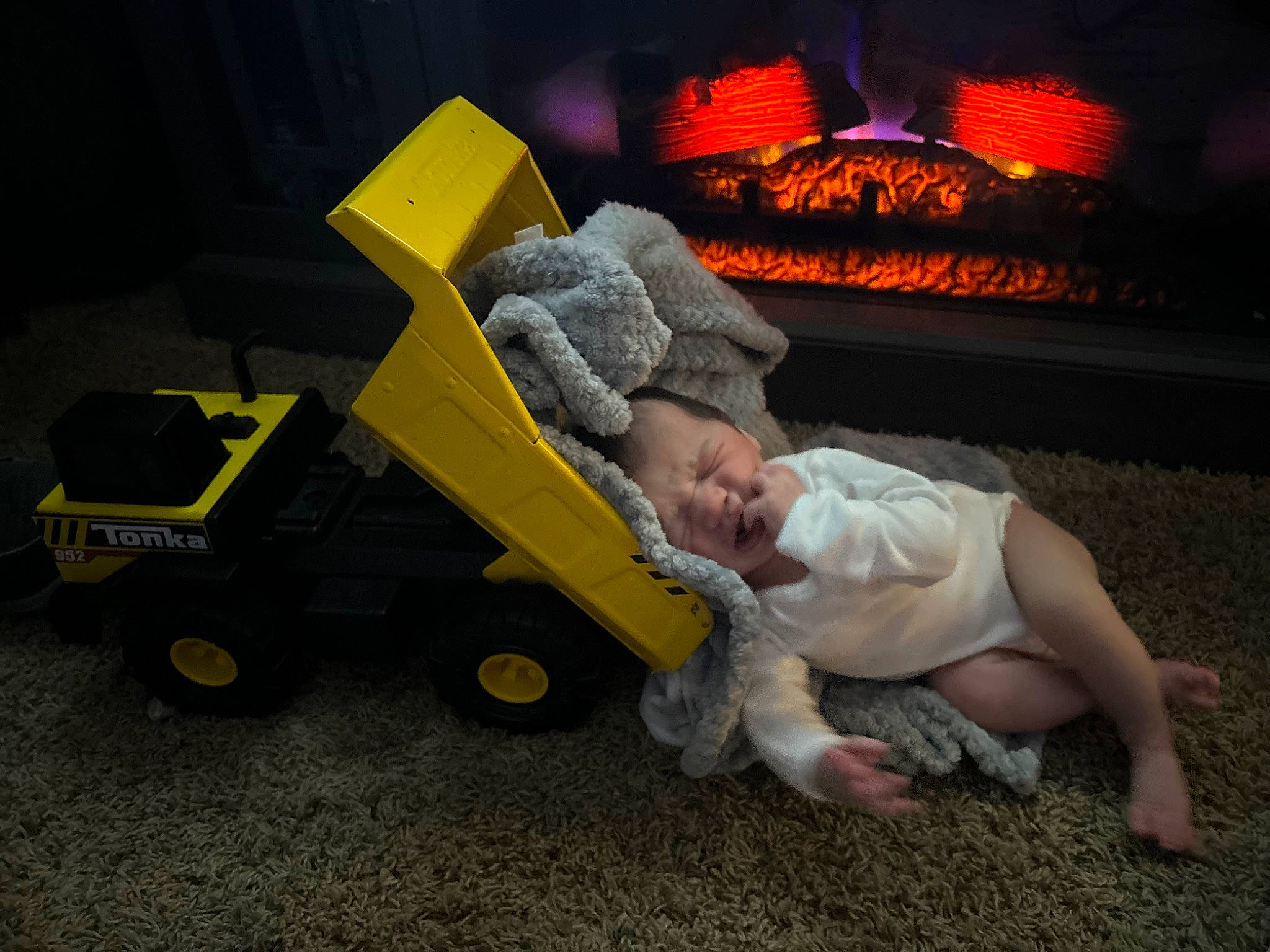 Owen joined the competition — help win amazing prizes! asphalt, automotive_design, baby, bench, cart, child, comfort, couch, flash_photography, flooring, fun, heat, lap, motor_vehicle, person, room, sitting, tire, toddler, toy