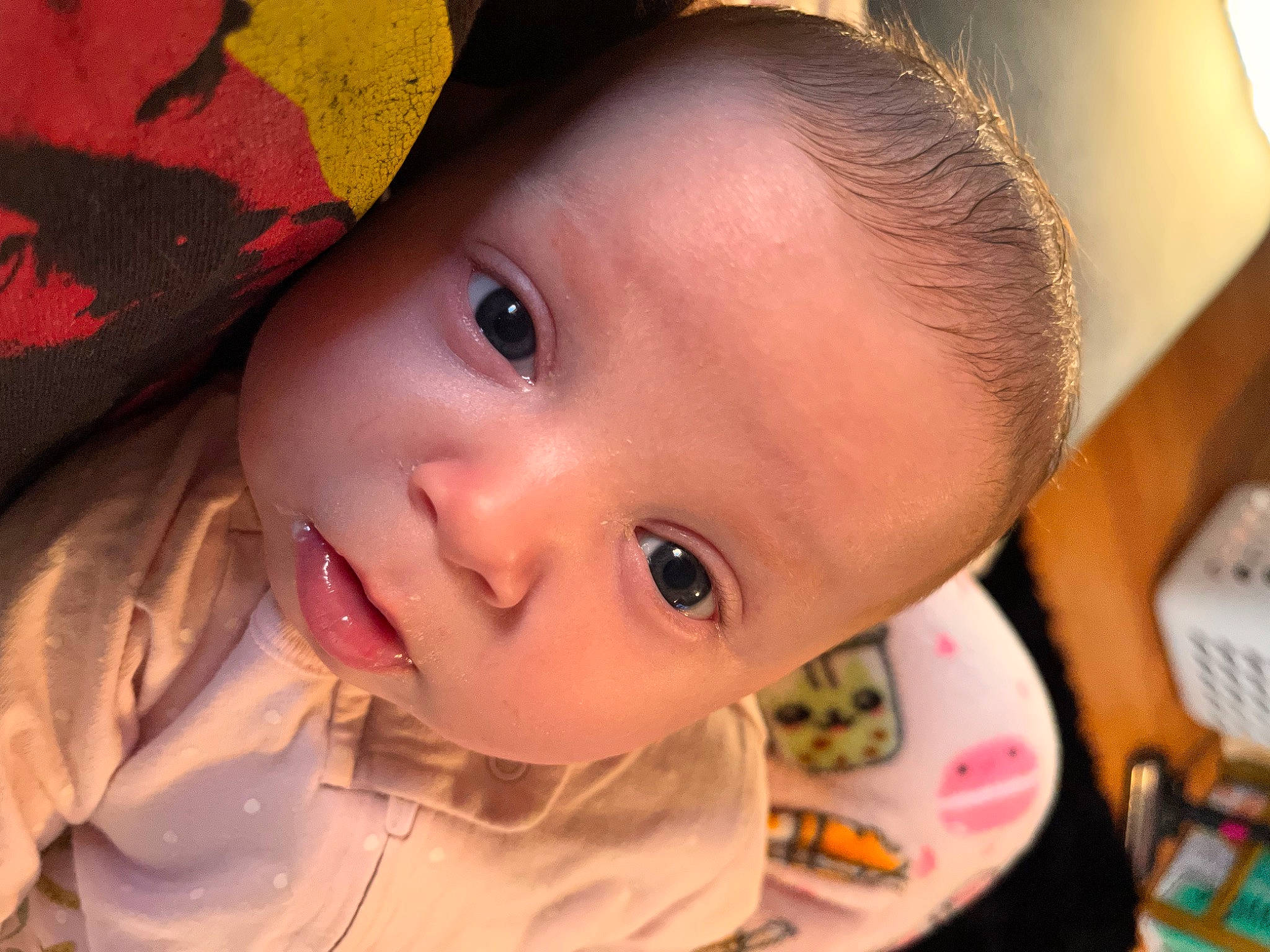 Lovelynn joined the competition — help win amazing prizes! baby, bib, cheek, child, chin, ear, eye, eyebrow, eyelash, forehead, happy, head, iris, lip, mouth, nose, person, pink, skin, smile