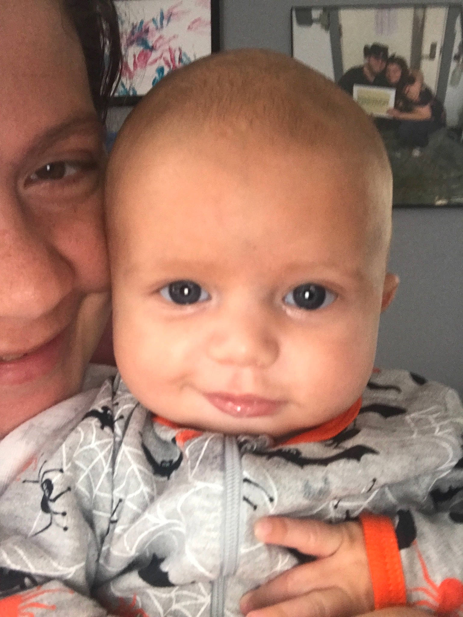 Clark is registered to the contest to win money with this photo: baby, beauty, cheek, child, chin, eye, eyebrow, face, facial_expression, forehead, hair, head, lip, male, mouth, muscle, nose, person, skin, smile