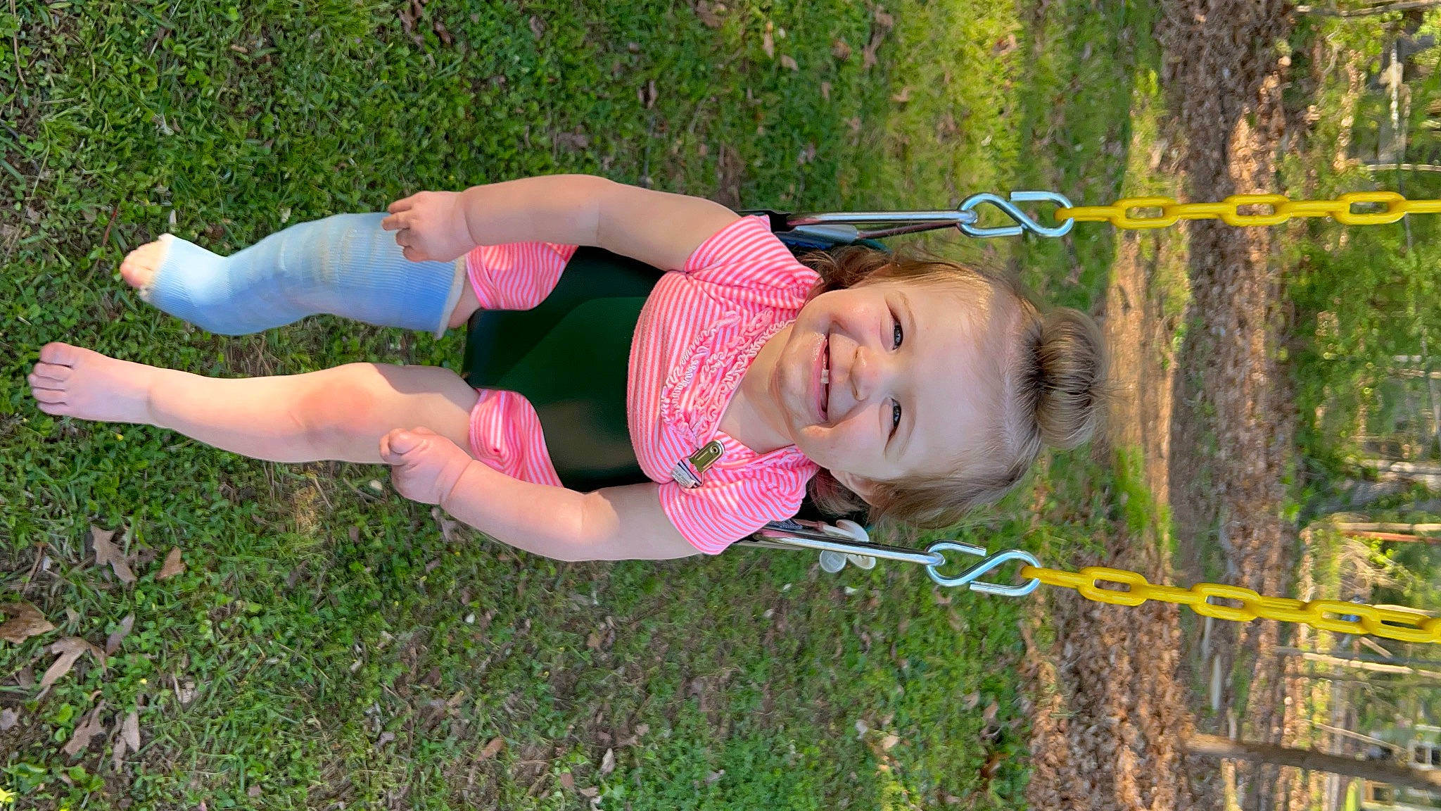 Halston is registered to the contest to win money with this photo: blond, child, fun, grass, grass_family, grassland, happy, hat, human_leg, joy, leisure, people_in_nature, person, plant, play, recreation, smile, spring, thigh, toddler