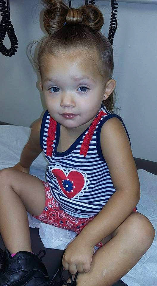 Lae'Lonie Dunbar joined the competition — help win amazing prizes! abdomen, beauty, brown_hair, cheek, child, child_model, fun, girl, hair, hairstyle, human_hair_color, infant, leg, person, product, sitting, skin, smile, toddler, trunk