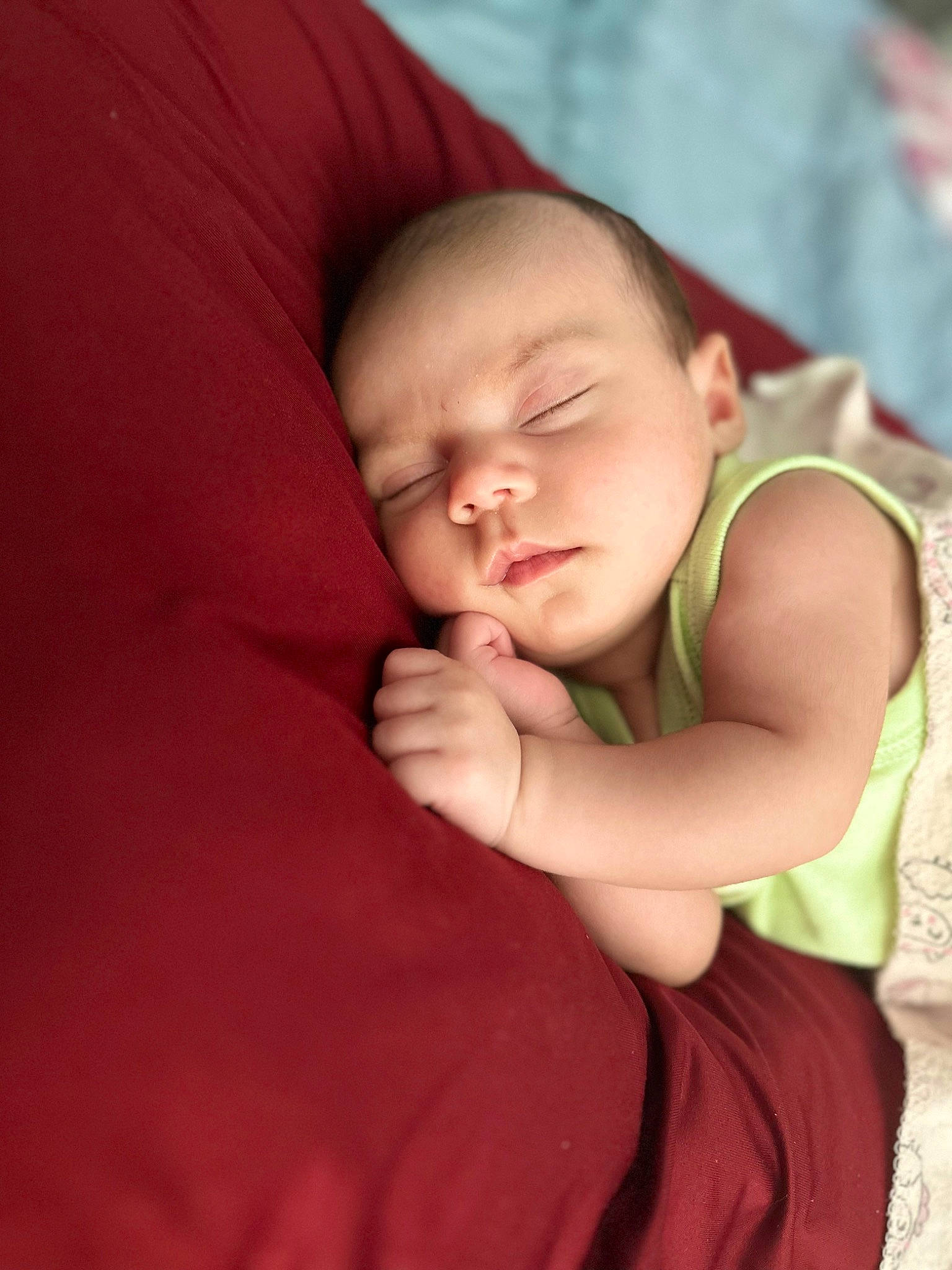 Allani joined the competition — help win amazing prizes! baby, baby_toddler_clothing, bedtime, cheek, child, comfort, finger, fun, gesture, happy, linens, nail, nap, person, portrait_photography, room, sitting, skin, sleep, toddler