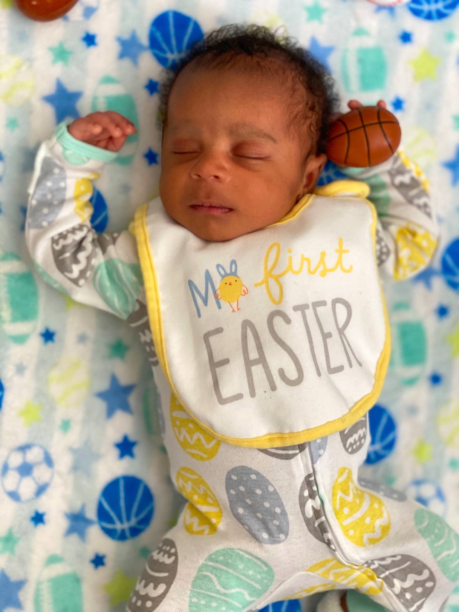 Mason is registered to the contest to win money with this photo: baby, baby_products, baby_safety, baby_sleeping, baby_toddler_clothing, bib, cheek, child, font, fun, happy, head, linens, person, play, sleeve, t_shirt, textile, toddler, white